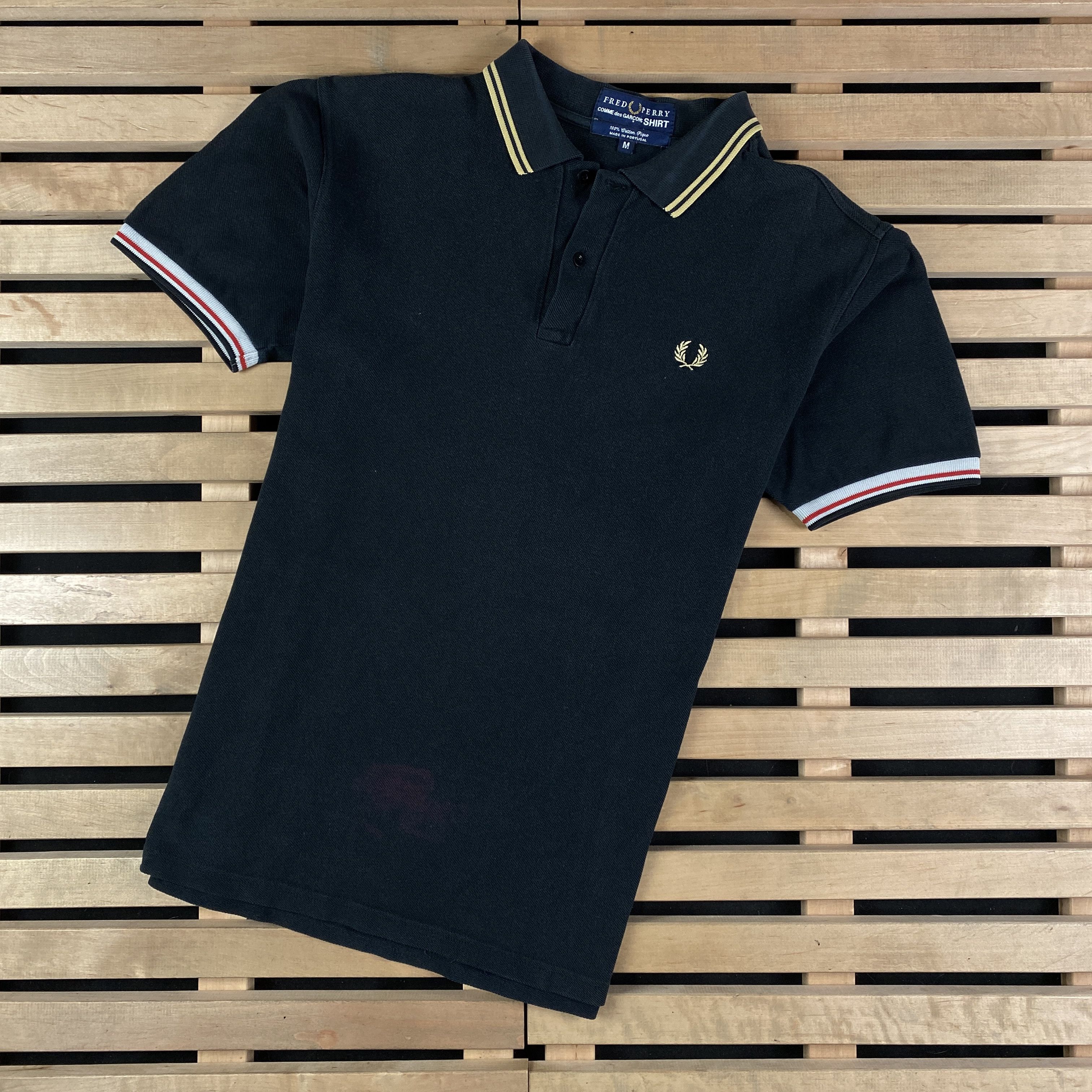 Vintage Mens Polo Fred Perry x Comme Des Garson Vintage Size M