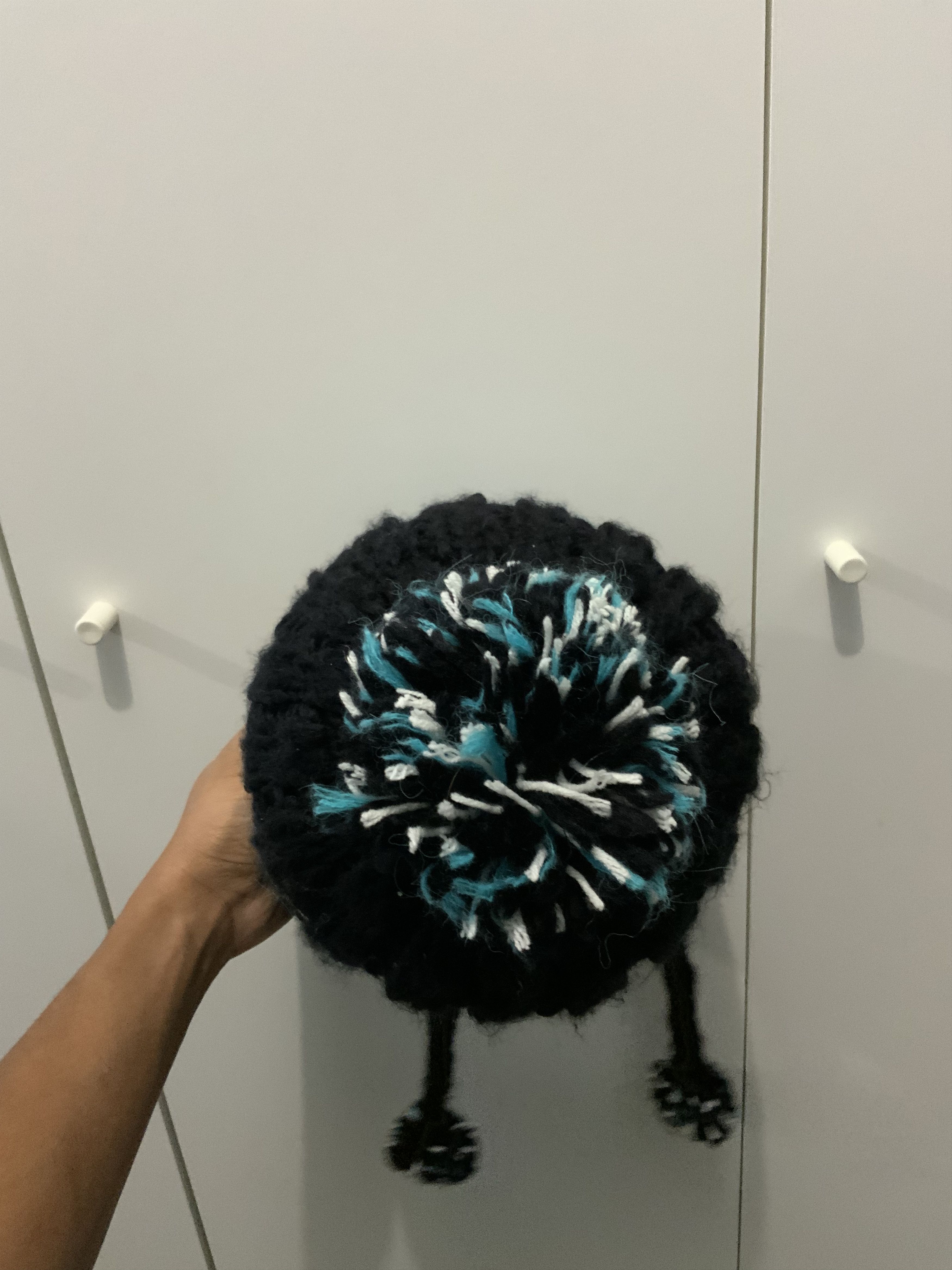 Japanese Brand XniX Cross Stitch Winter Hat Size ONE SIZE - 7 Thumbnail
