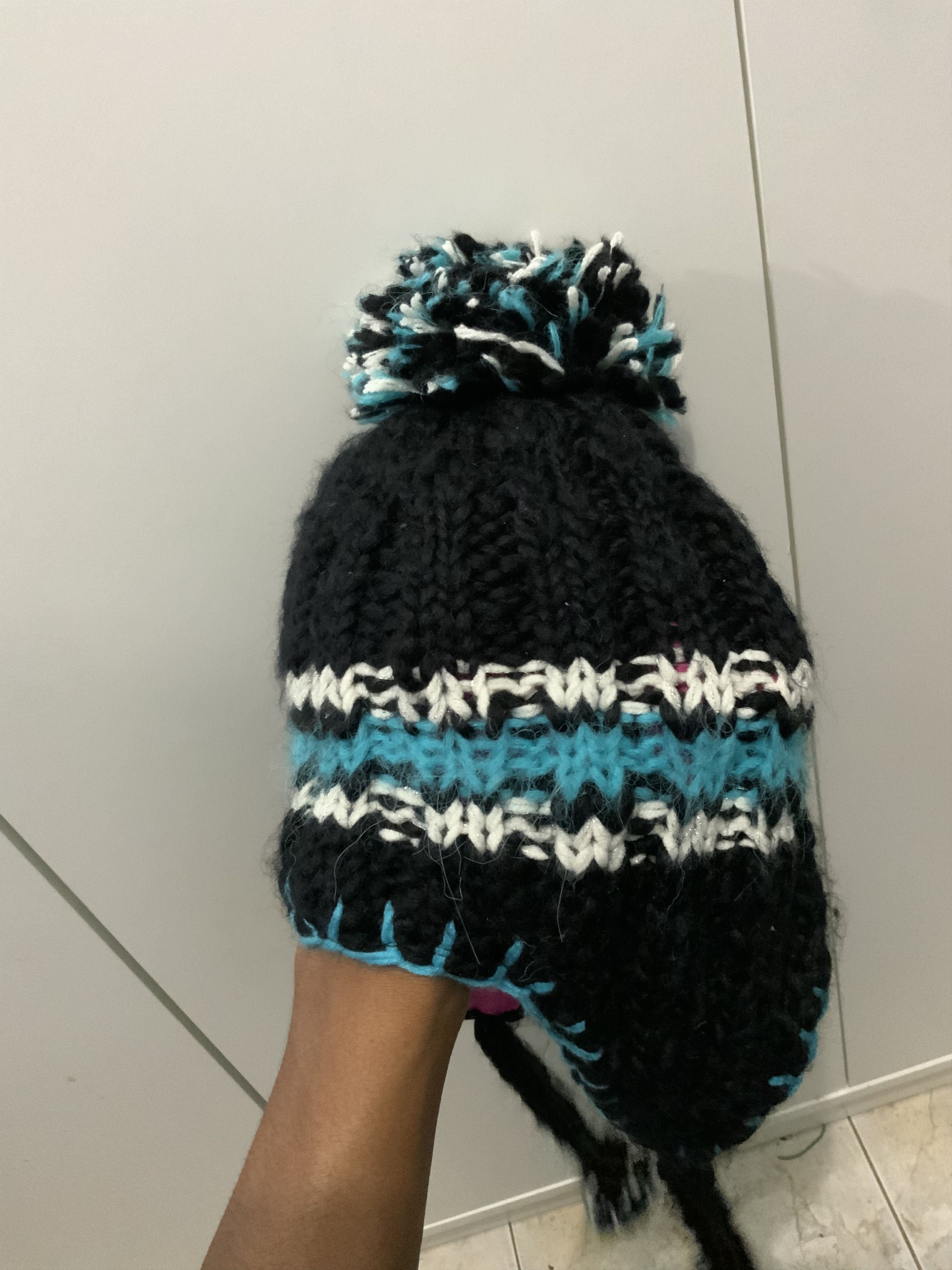 Japanese Brand XniX Cross Stitch Winter Hat Size ONE SIZE - 12 Thumbnail