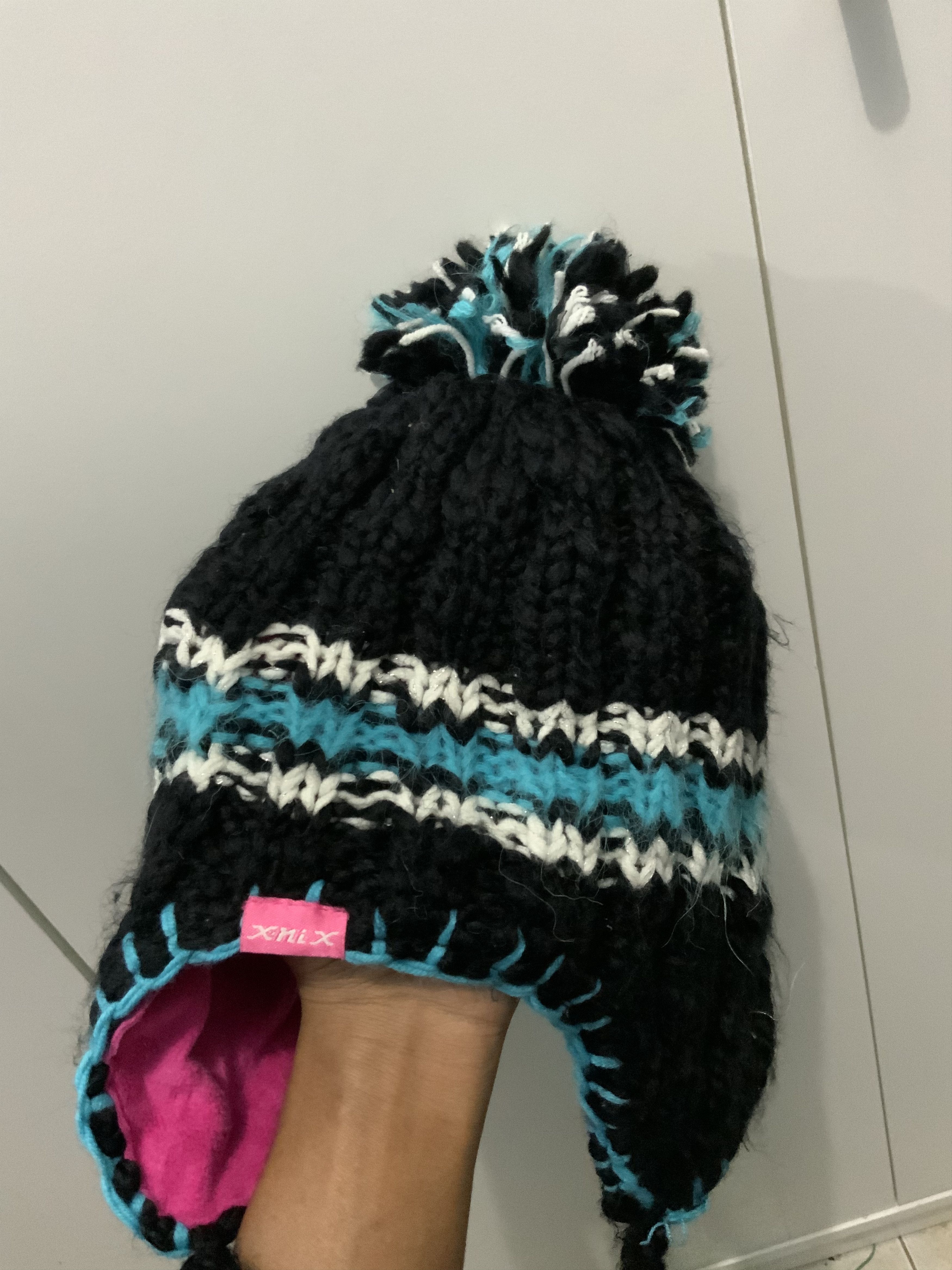 Japanese Brand XniX Cross Stitch Winter Hat Size ONE SIZE - 11 Thumbnail