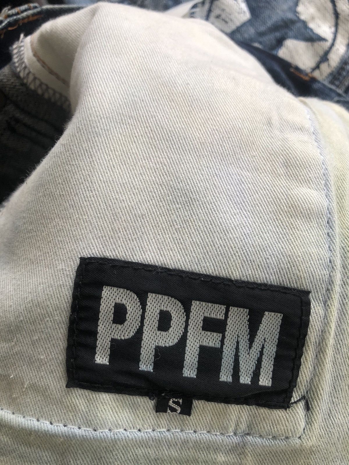 PPFM PPFM Distressed Jeans Punk Style Size US 31 - 12 Thumbnail