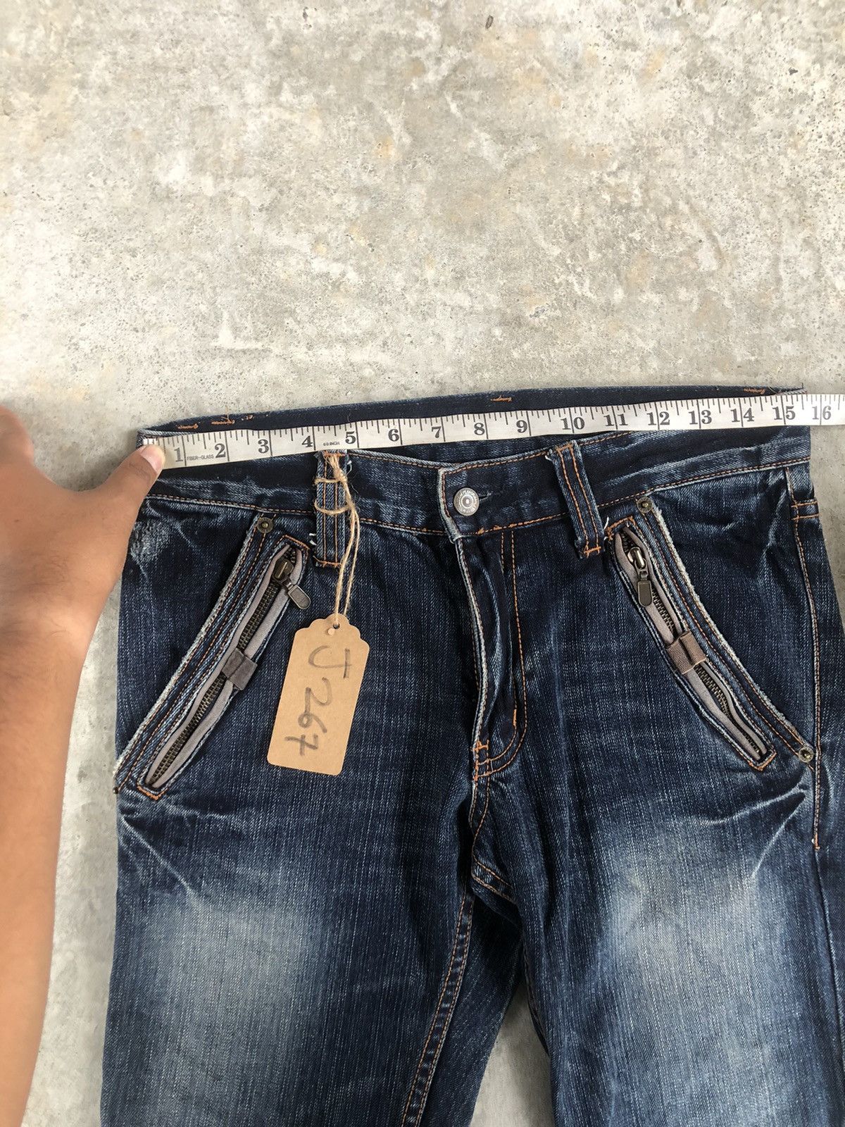 PPFM PPFM Distressed Jeans Punk Style Size US 31 - 13 Thumbnail