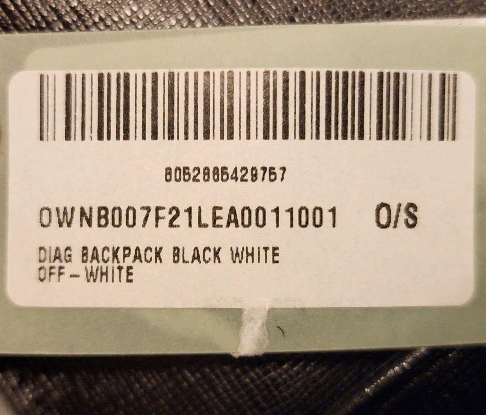 Off-White OFF-WHITE Diag Leather Backpack Size ONE SIZE - 10 Thumbnail
