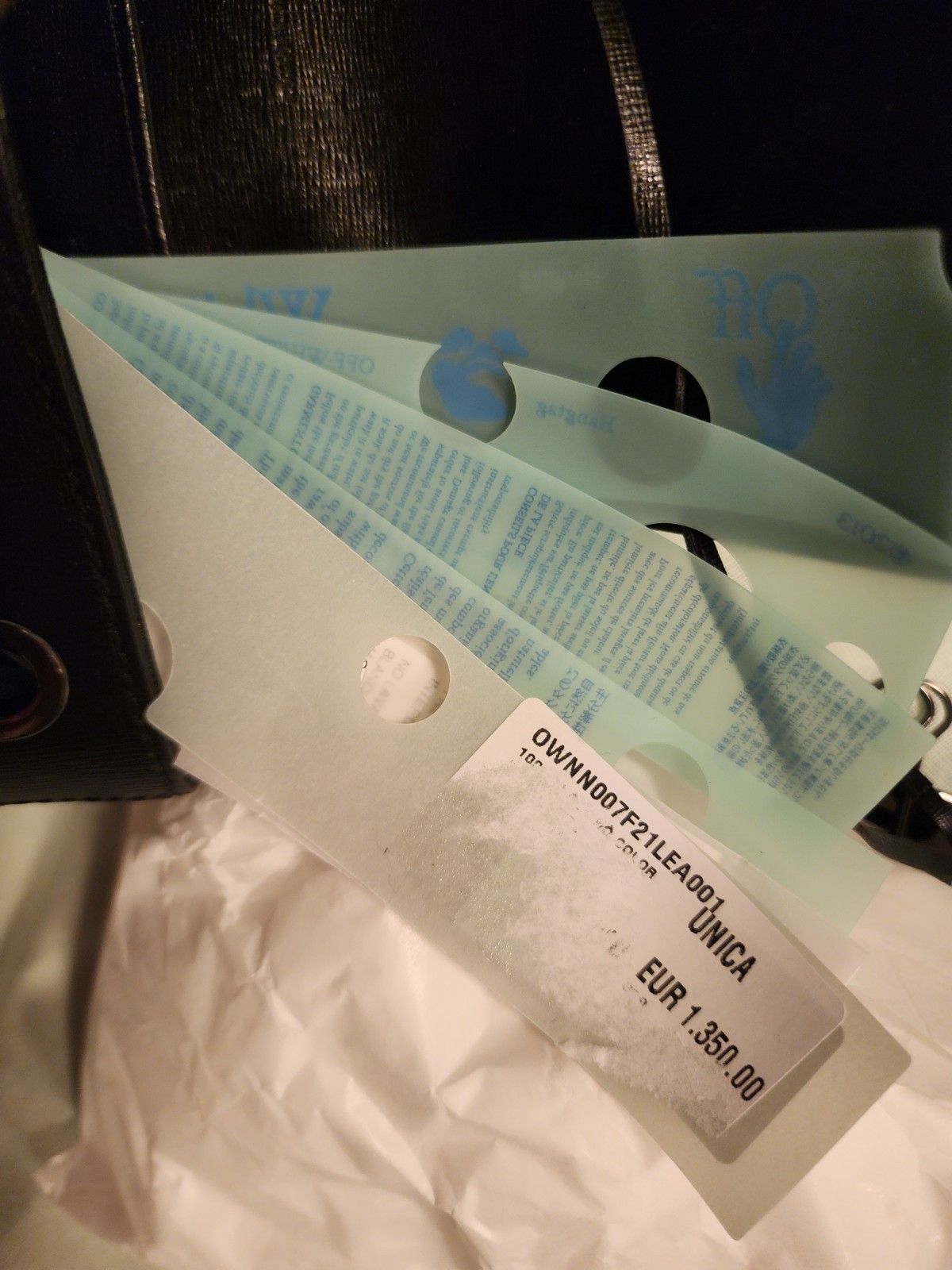 Off-White OFF-WHITE Diag Leather Backpack Size ONE SIZE - 16 Thumbnail