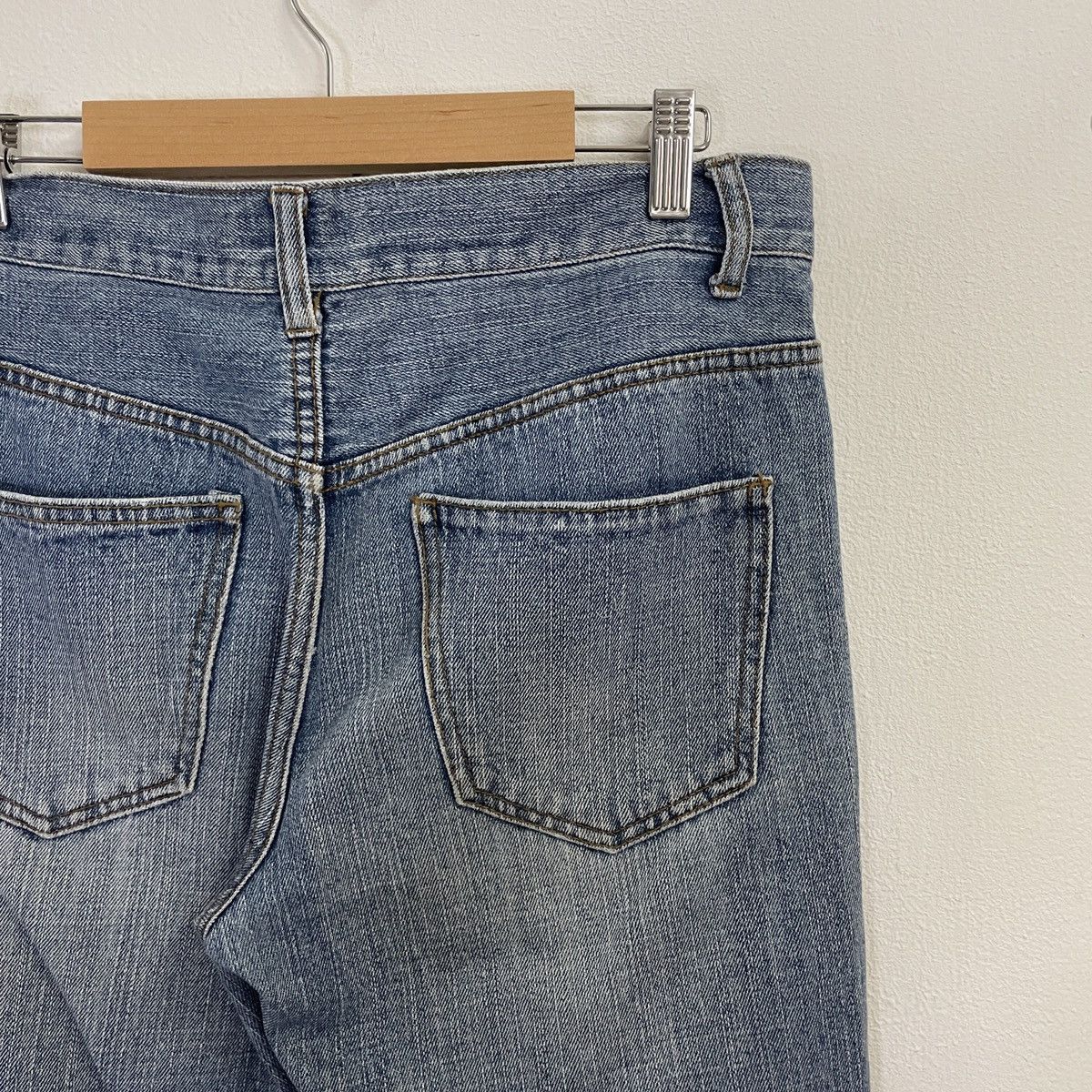 Japanese Brand Vintage Proportion Distressed Denim Jeans Size US 32 / EU 48 - 9 Thumbnail