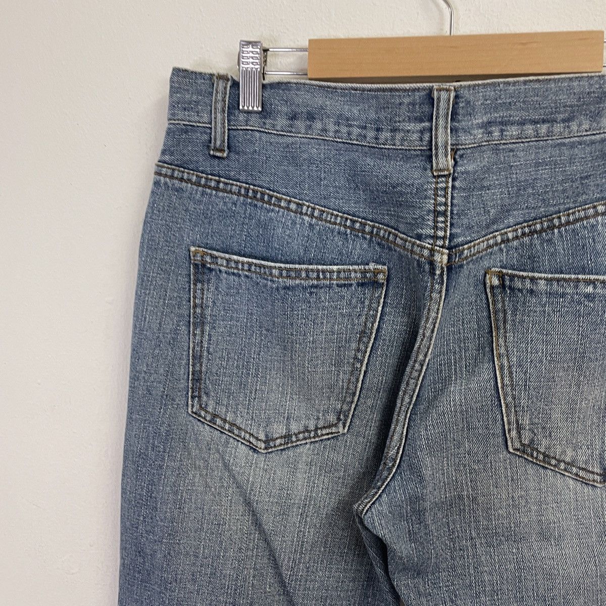Japanese Brand Vintage Proportion Distressed Denim Jeans Size US 32 / EU 48 - 10 Thumbnail
