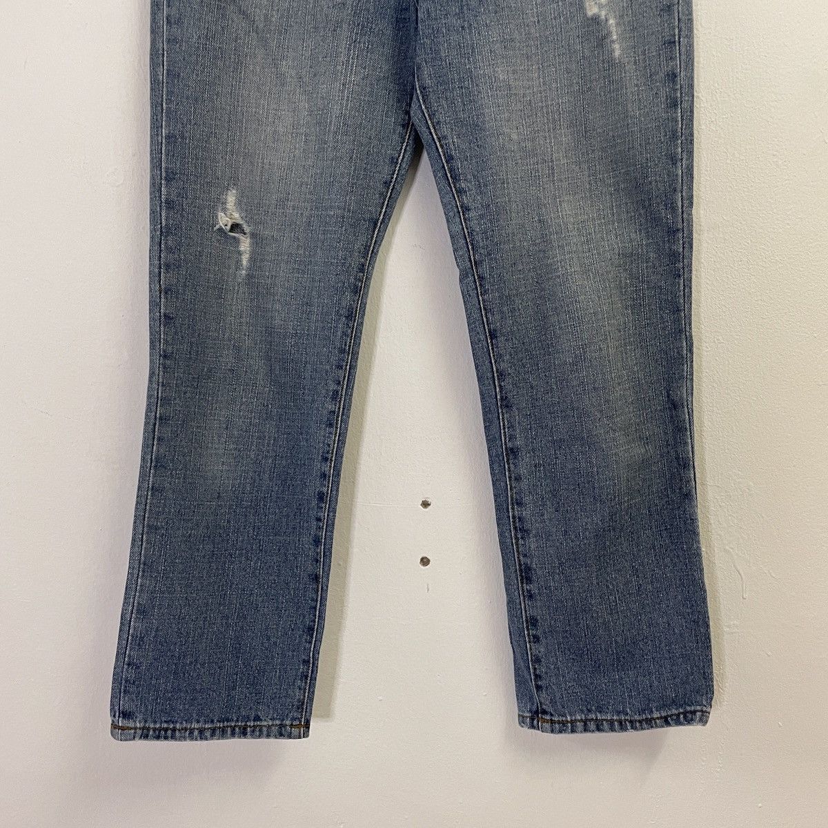 Japanese Brand Vintage Proportion Distressed Denim Jeans Size US 32 / EU 48 - 4 Thumbnail