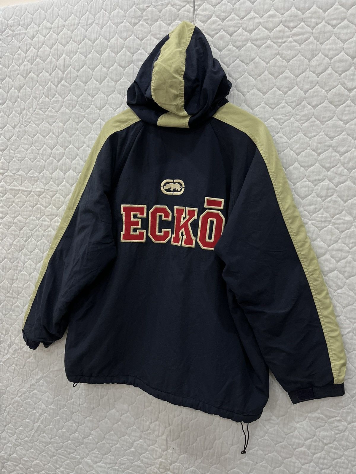 Ecko Unltd. (D). VINTAGE ECKO SPELL OUT HYPEBEAST HOODIE JACKET Size US XL / EU 56 / 4 - 2 Thumbnail