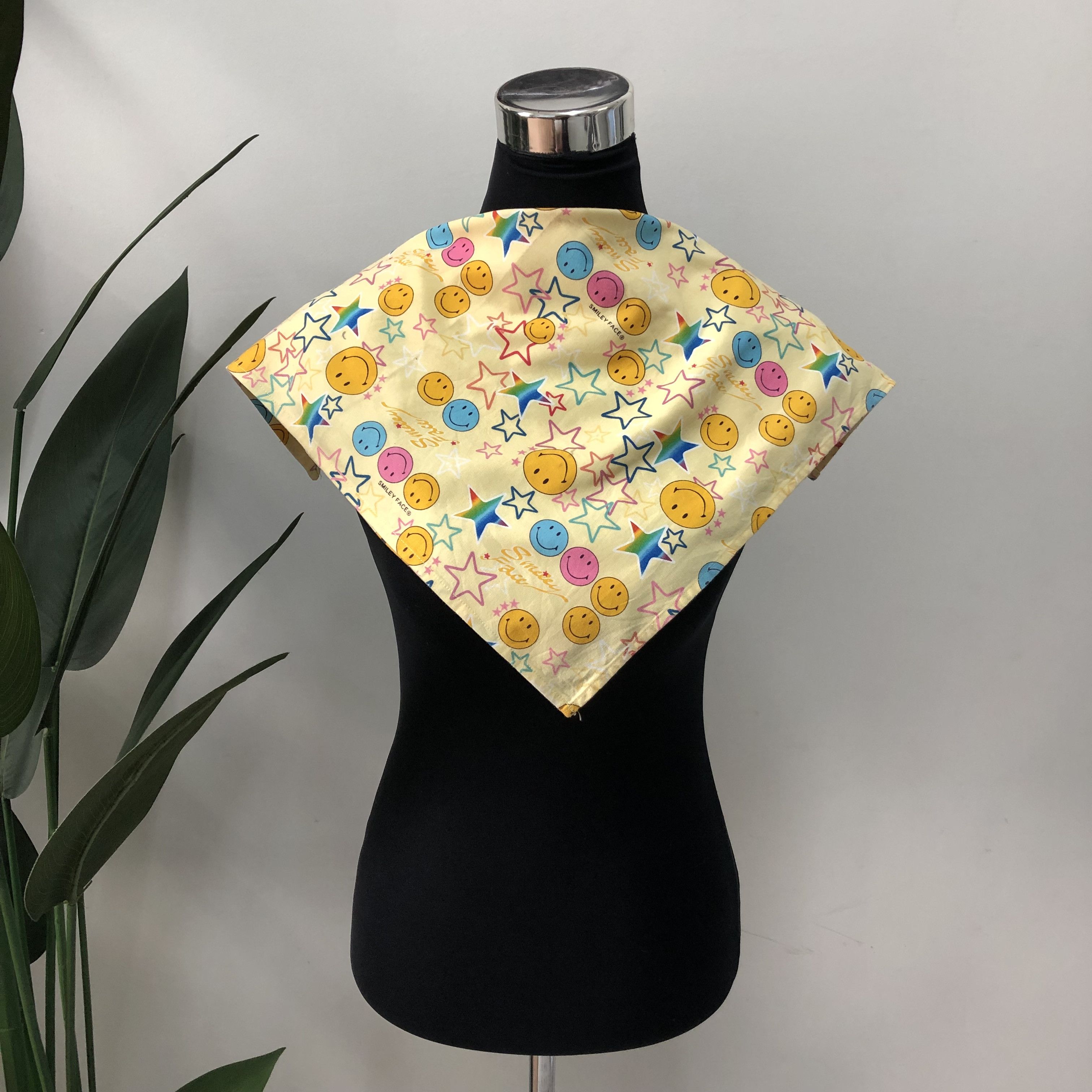 Smiley Face Handkerchief / Neckerchief / Bandana #213-H