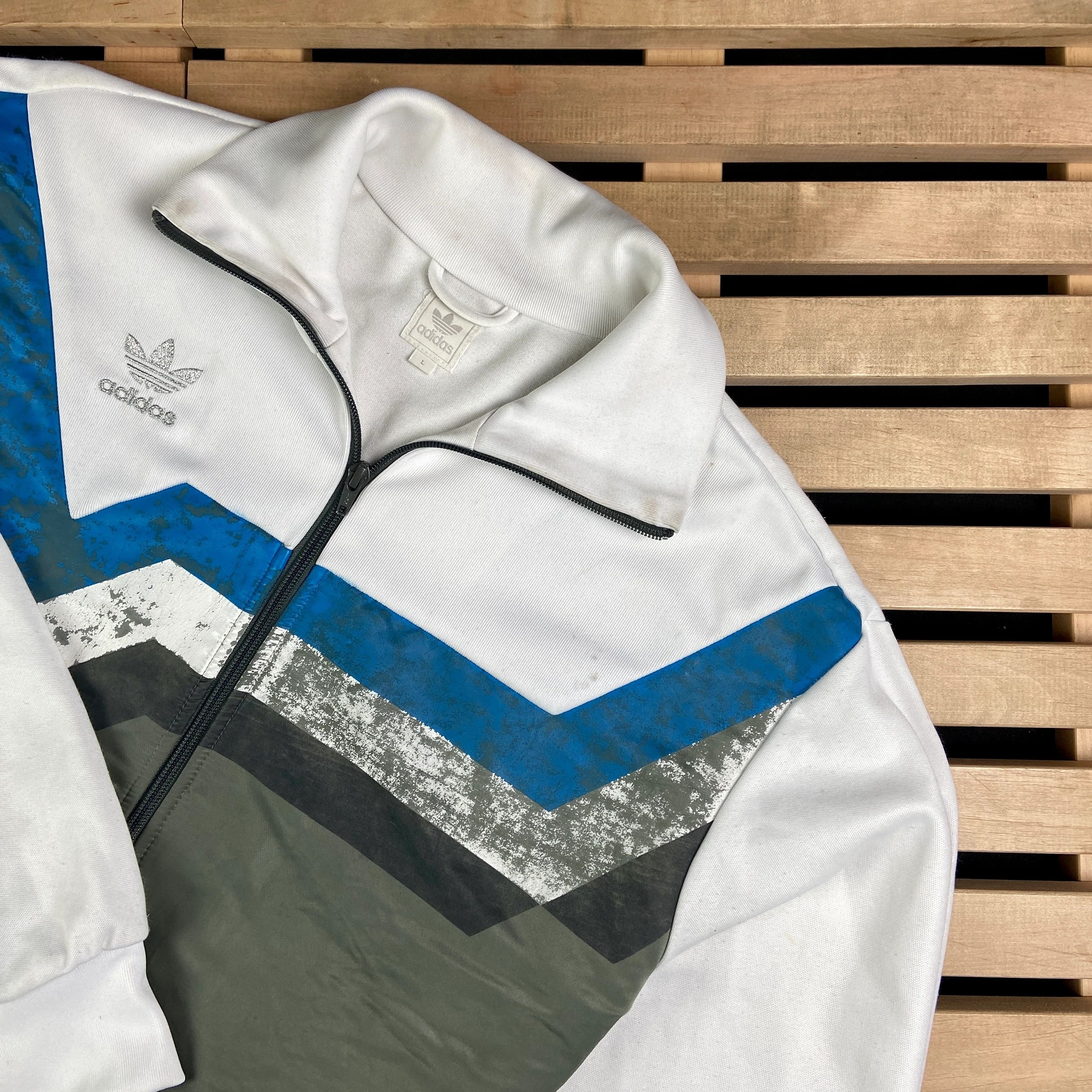 Adidas × Vintage Bomber Jacket Top Tracksuit Adidas Originals Vintage Size L Size US L / EU 52-54 / 3 - 2 Thumbnail