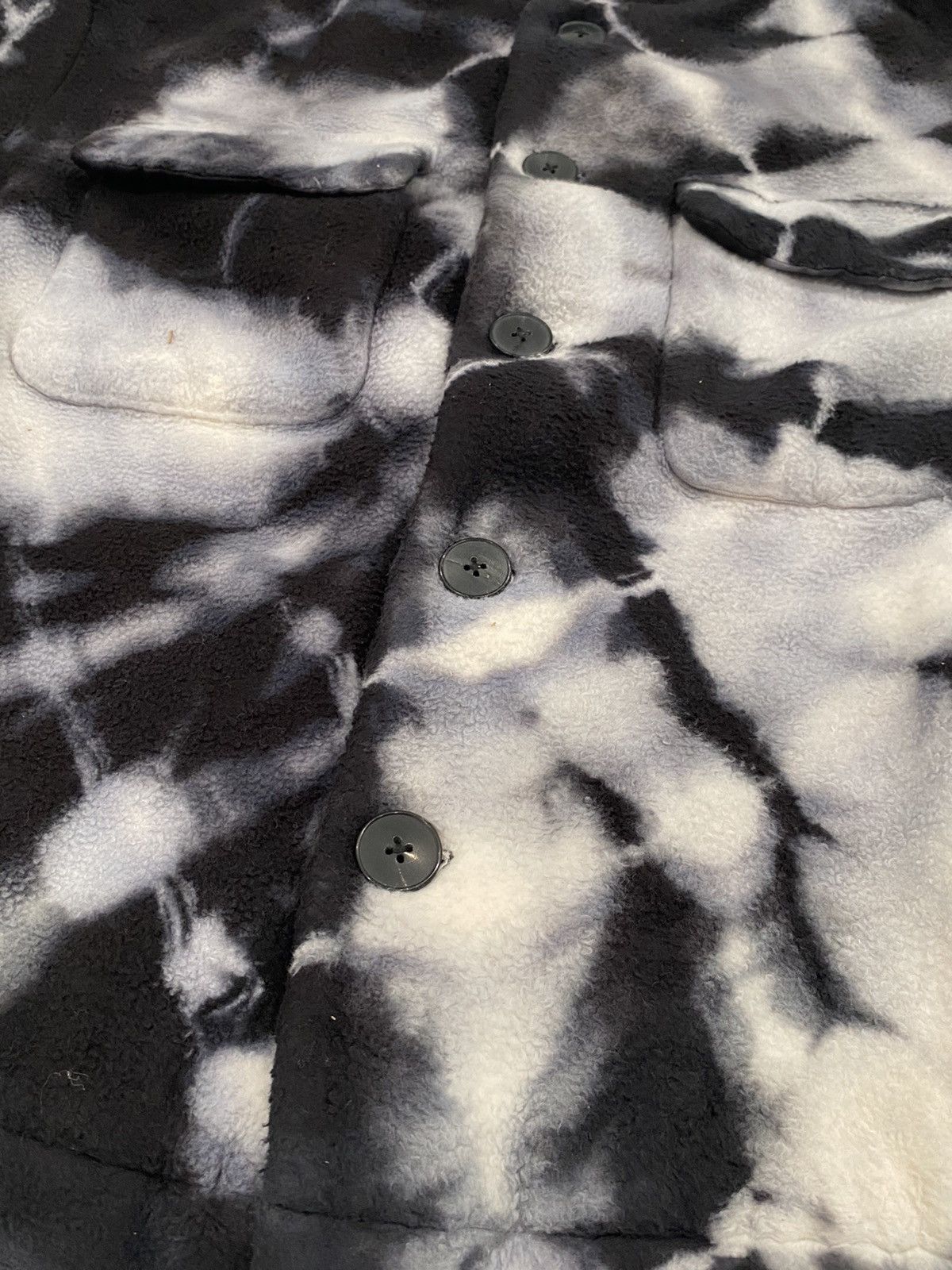 The Elder Statesman Tie Dye Cloud Teton Fleece Jacket Size US S / EU 44-46 / 1 - 3 Thumbnail