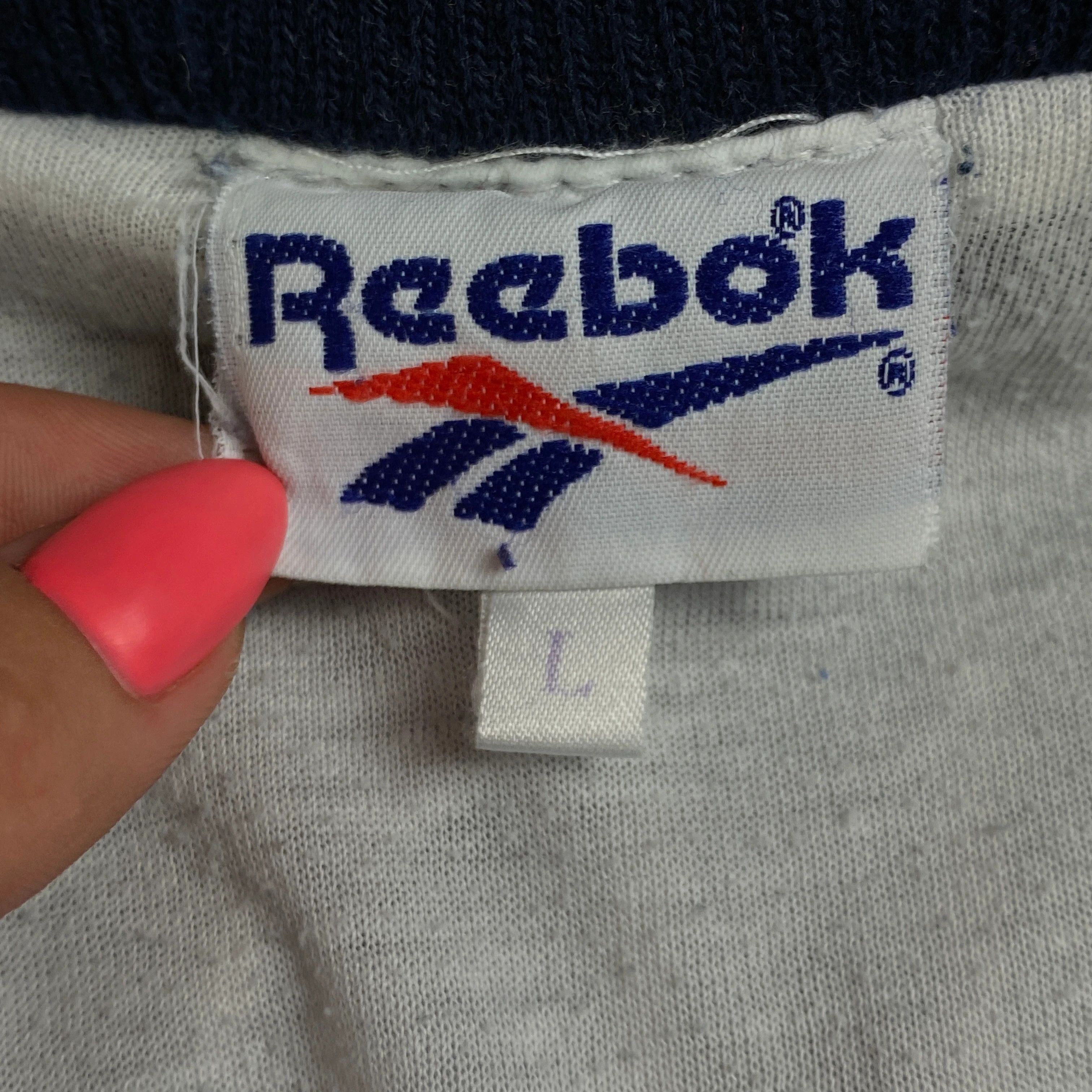 Reebok × Vintage Mens Bomber Jacket Reebok Vintage Size L Size US L / EU 52-54 / 3 - 7 Thumbnail