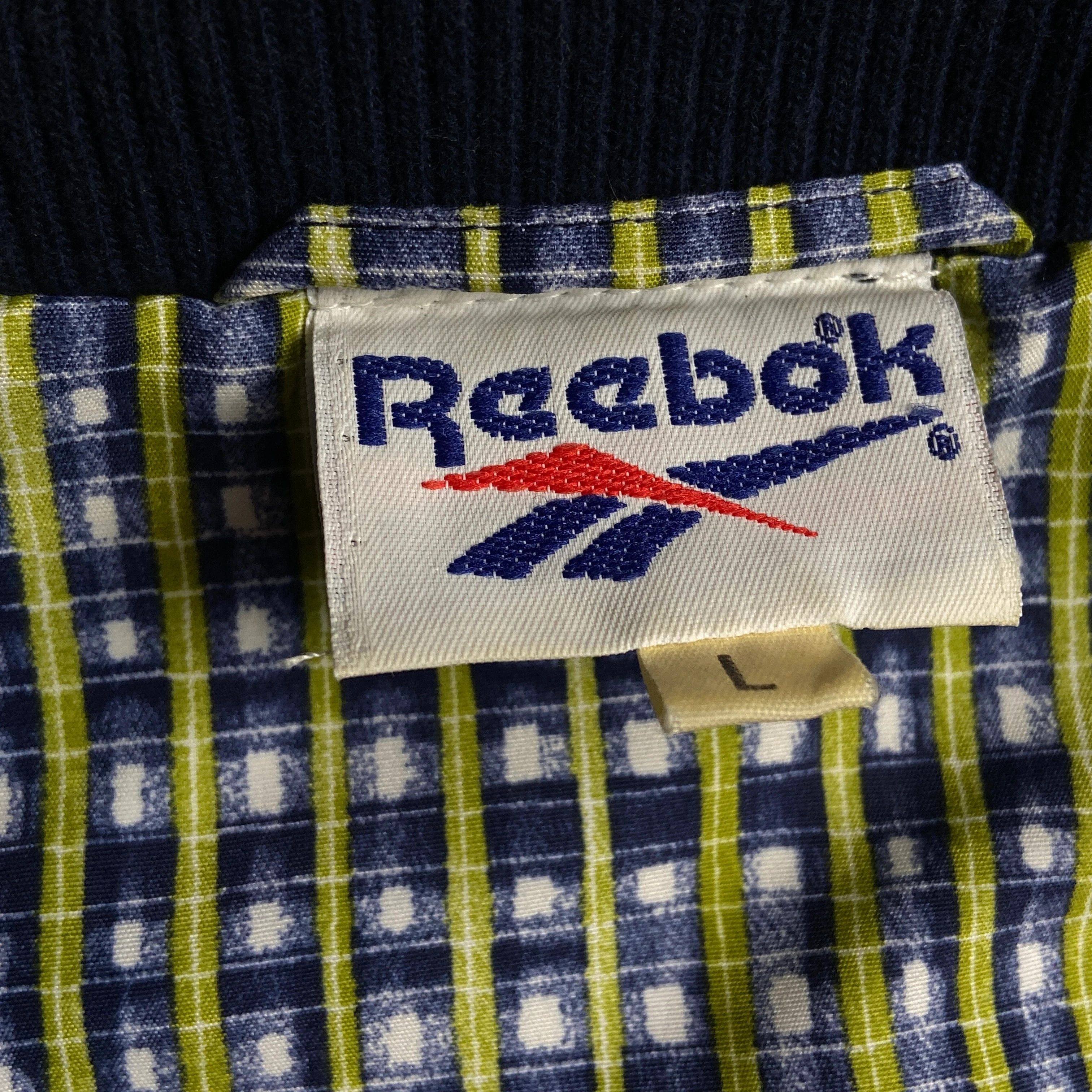 Reebok × Vintage Mens Bomber Jacket Reebok Vintage Size L Size US L / EU 52-54 / 3 - 4 Thumbnail