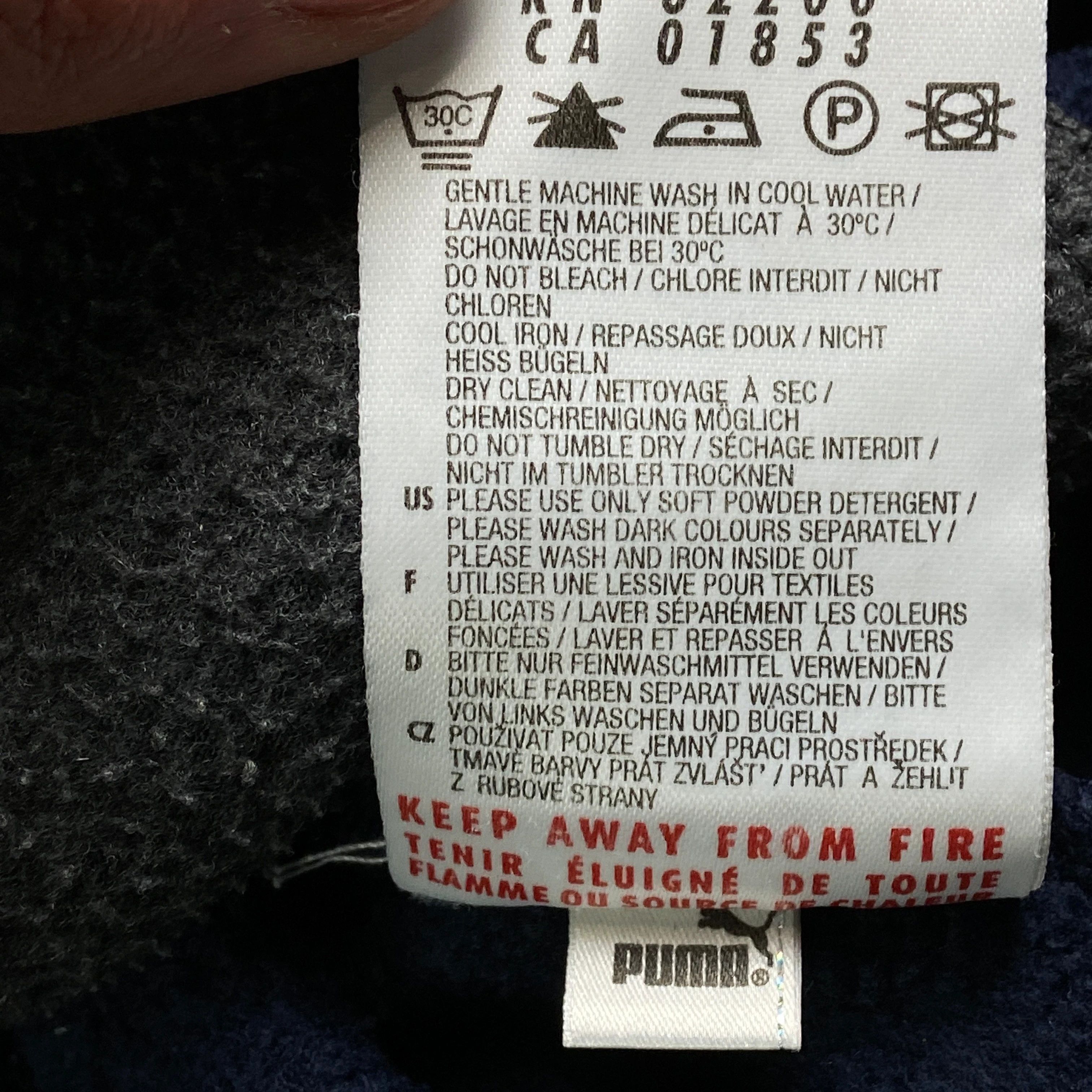 Puma × Vintage Mens Fleece Jacket Puma Vintage Size L Size US L / EU 52-54 / 3 - 7 Thumbnail