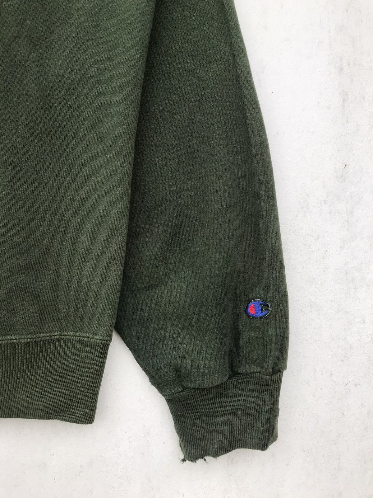 Champion × Vintage Vintage Champion Small Logo Sweatshirt Green Colour Size US L / EU 52-54 / 3 - 7 Thumbnail