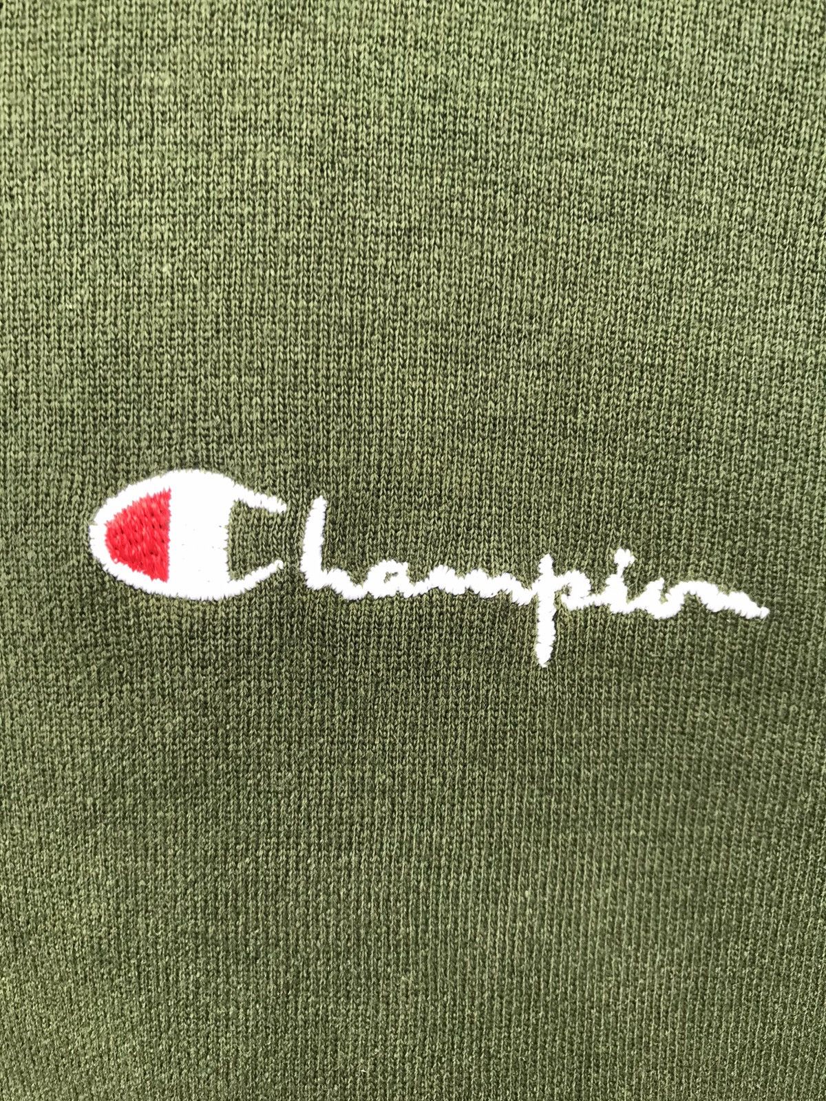 Champion × Vintage Vintage Champion Small Logo Sweatshirt Green Colour Size US L / EU 52-54 / 3 - 8 Thumbnail