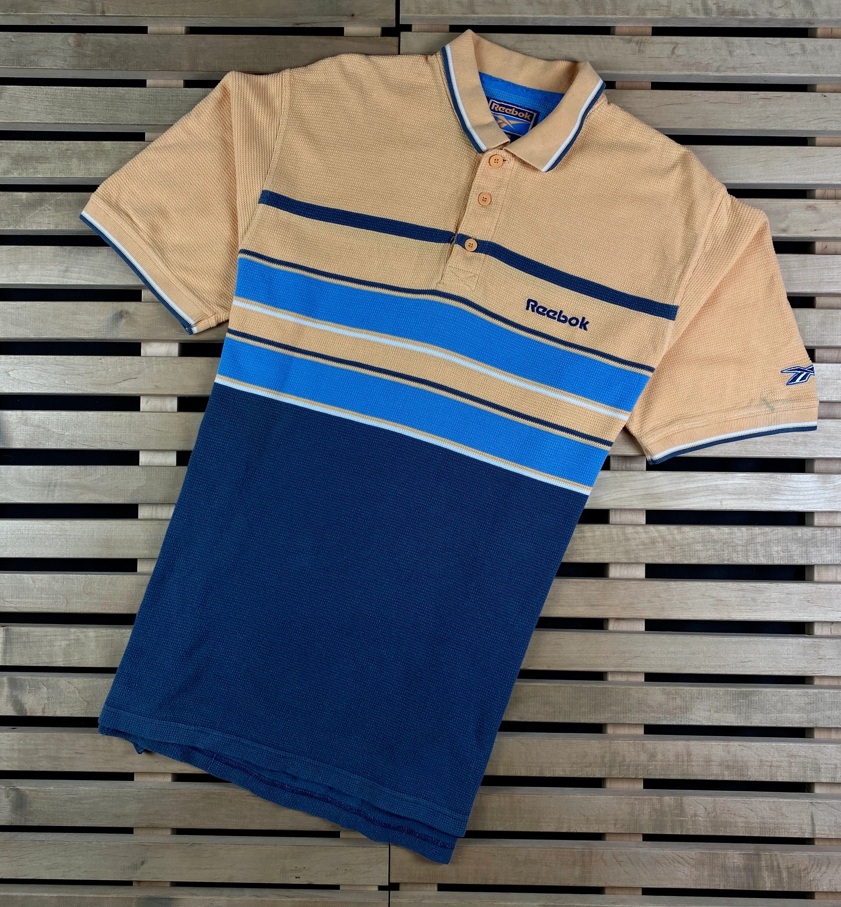 Reebok × Vintage Mens Polo T Shirt Reebok Vintage Size M Size US M / EU 48-50 / 2 - 1 Thumbnail