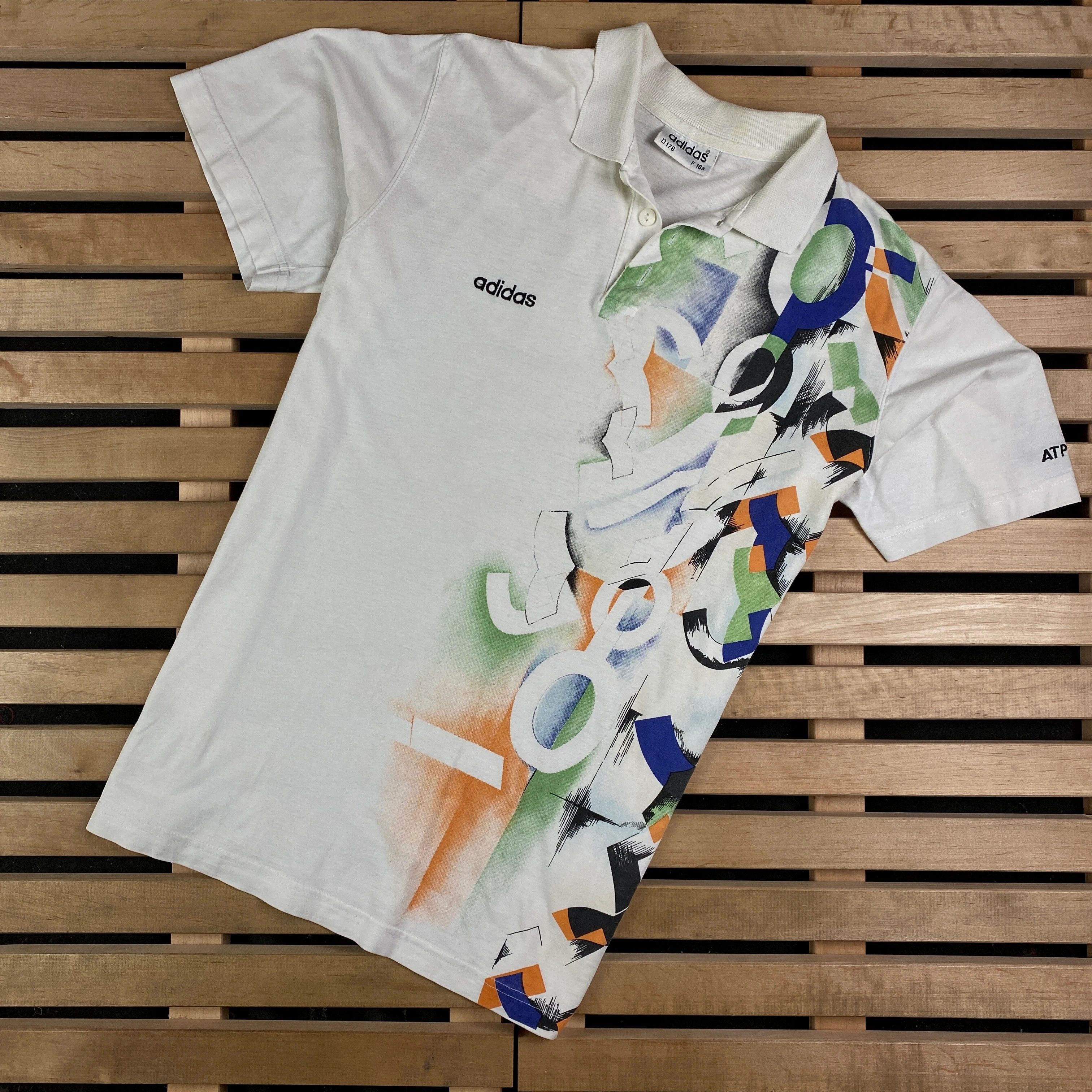 Adidas × Vintage Mens Polo T Shirt Adidas Vintage Size S Size US S / EU 44-46 / 1 - 1 Thumbnail