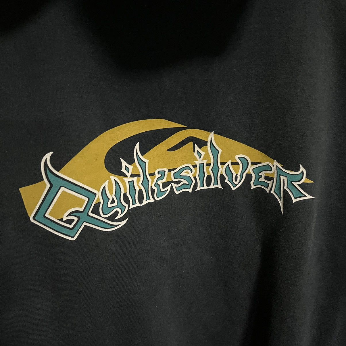 Quiksilver Vintage Quiksilver Logo Dark Green Hoodie Size US XL / EU 56 / 4 - 4 Thumbnail