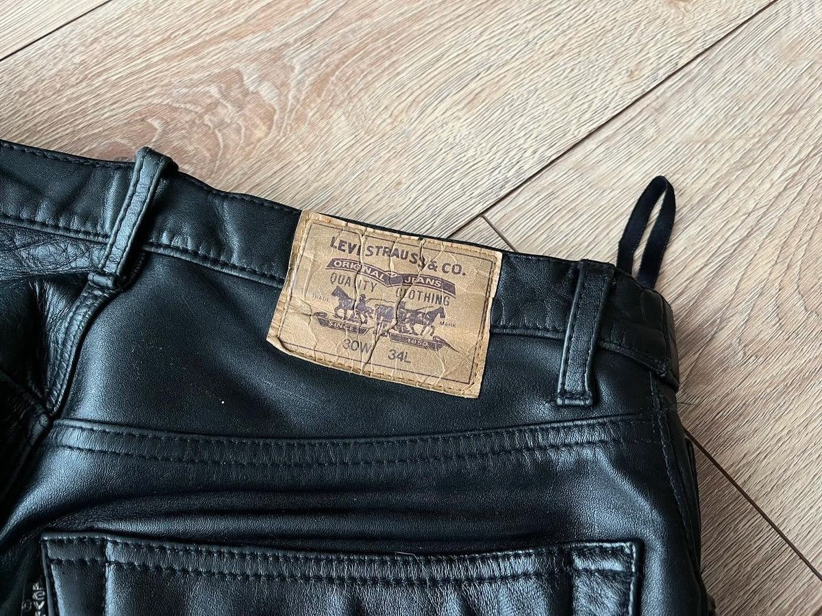 Levi's Vintage Levi’s Black Leather Pants Size US 32 / EU 48 - 15 Thumbnail