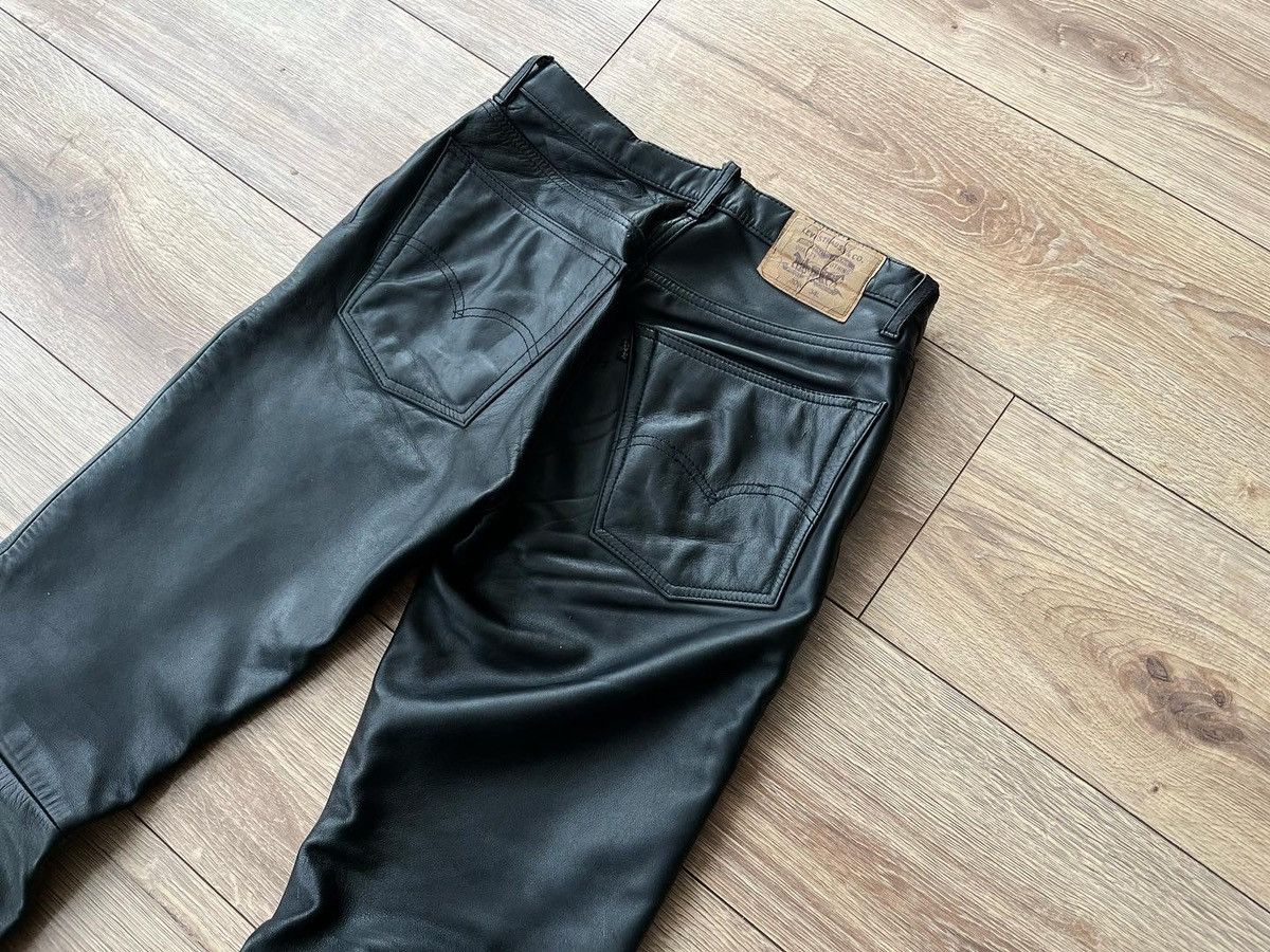 Levi's Vintage Levi’s Black Leather Pants Size US 32 / EU 48 - 6 Thumbnail