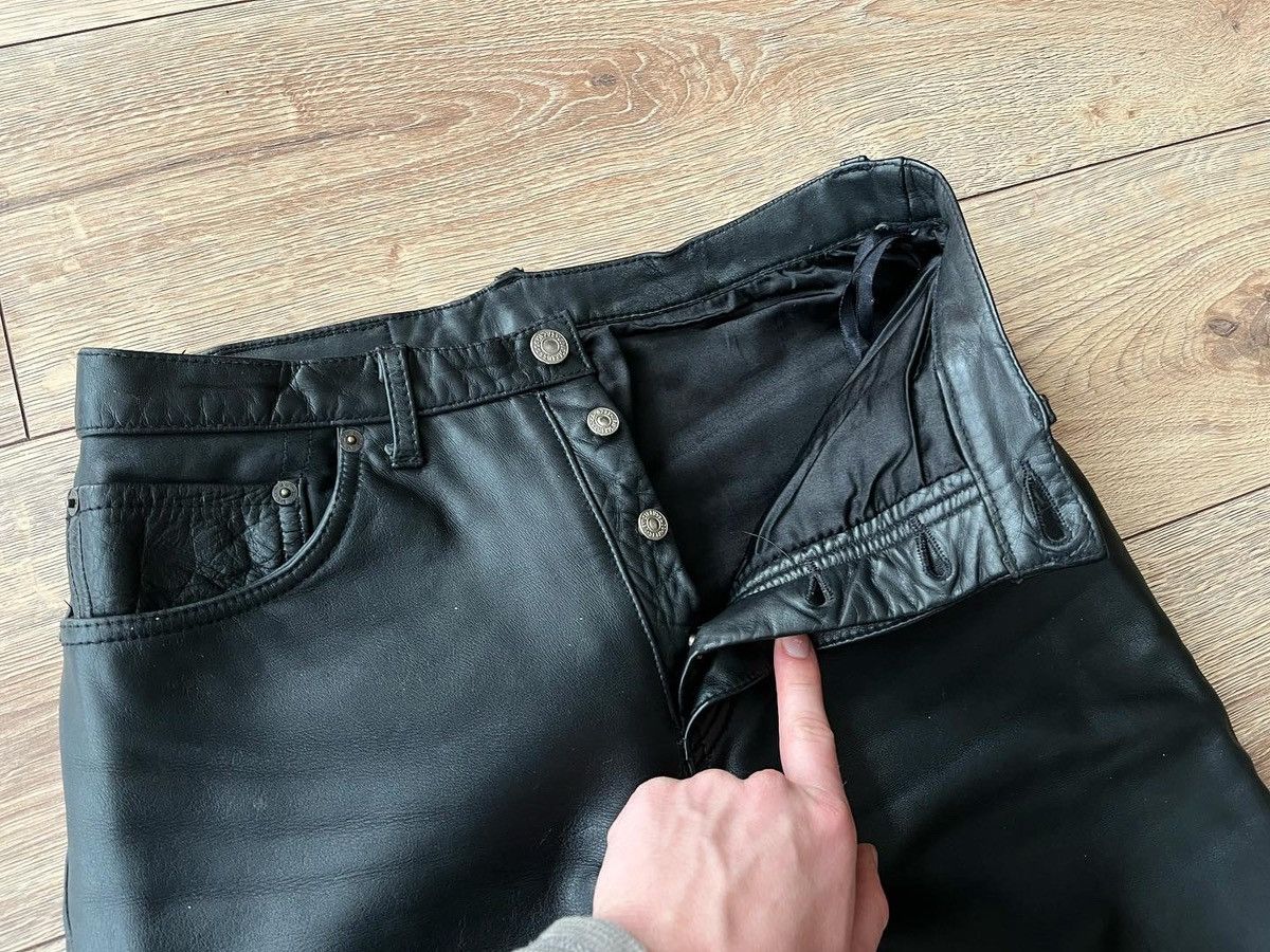 Levi's Vintage Levi’s Black Leather Pants Size US 32 / EU 48 - 9 Thumbnail