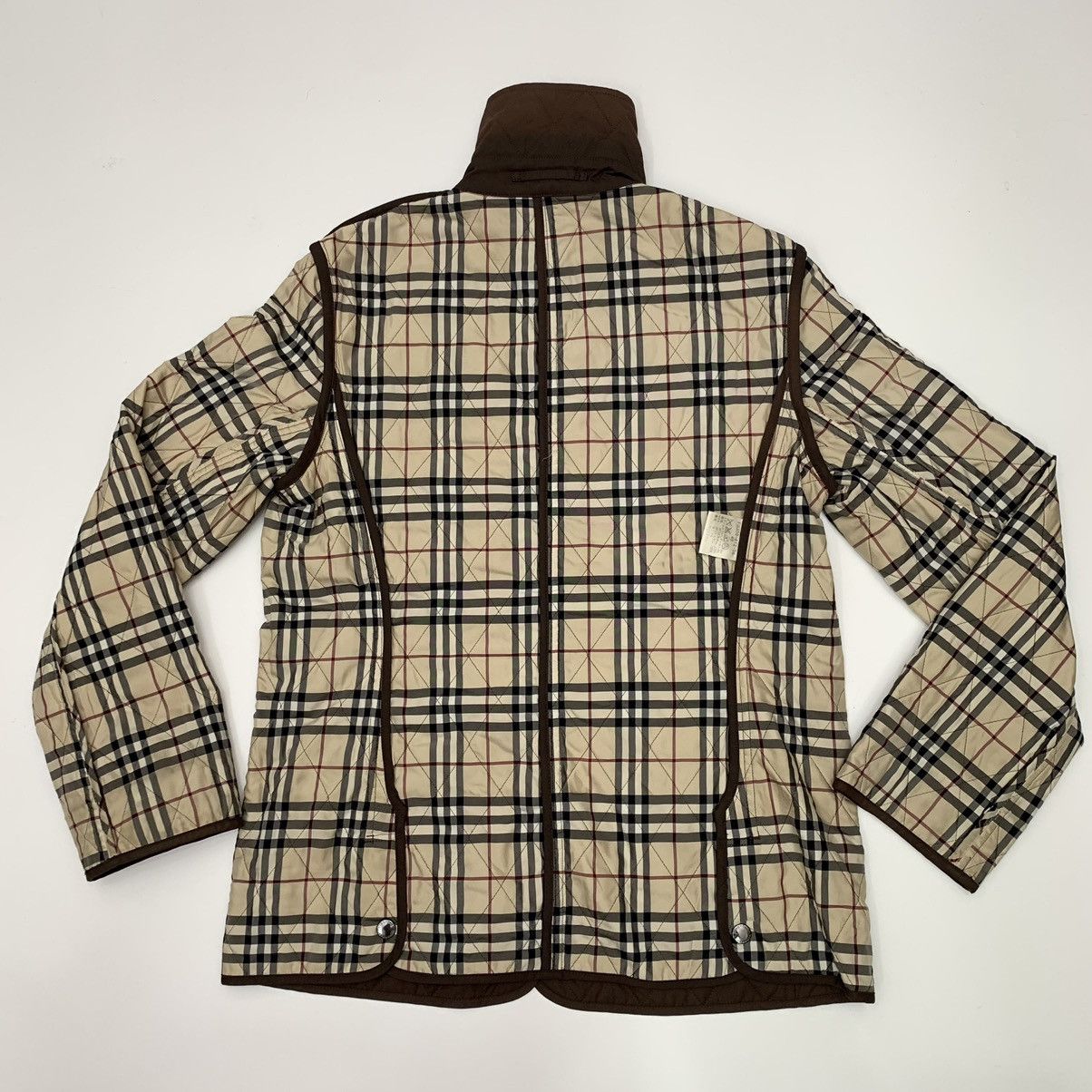 Burberry × Designer Sunfaded Burberry Thermoregulated Diamond Quilted Jacket Size US M / EU 48-50 / 2 - 18 Thumbnail