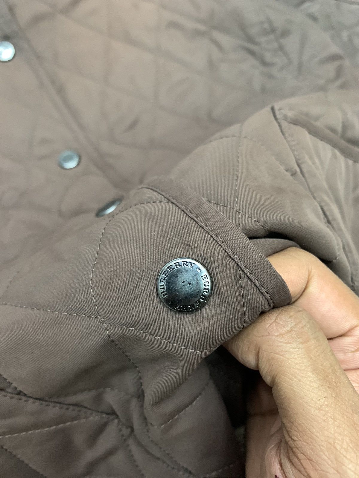 Burberry × Designer Sunfaded Burberry Thermoregulated Diamond Quilted Jacket Size US M / EU 48-50 / 2 - 10 Thumbnail