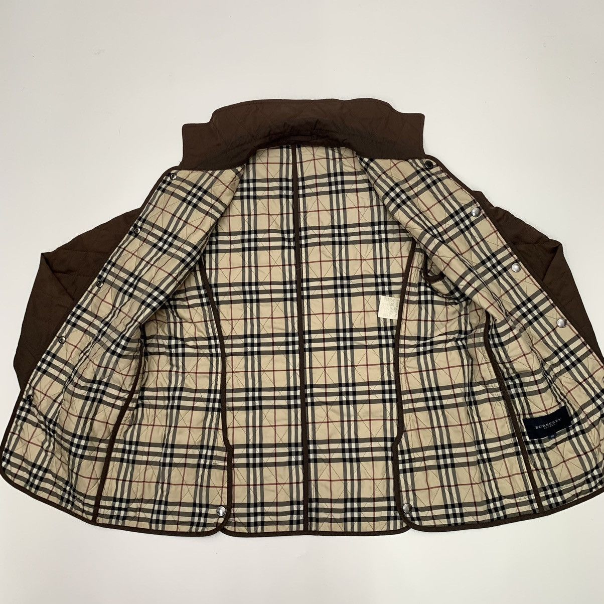 Burberry × Designer Sunfaded Burberry Thermoregulated Diamond Quilted Jacket Size US M / EU 48-50 / 2 - 12 Thumbnail