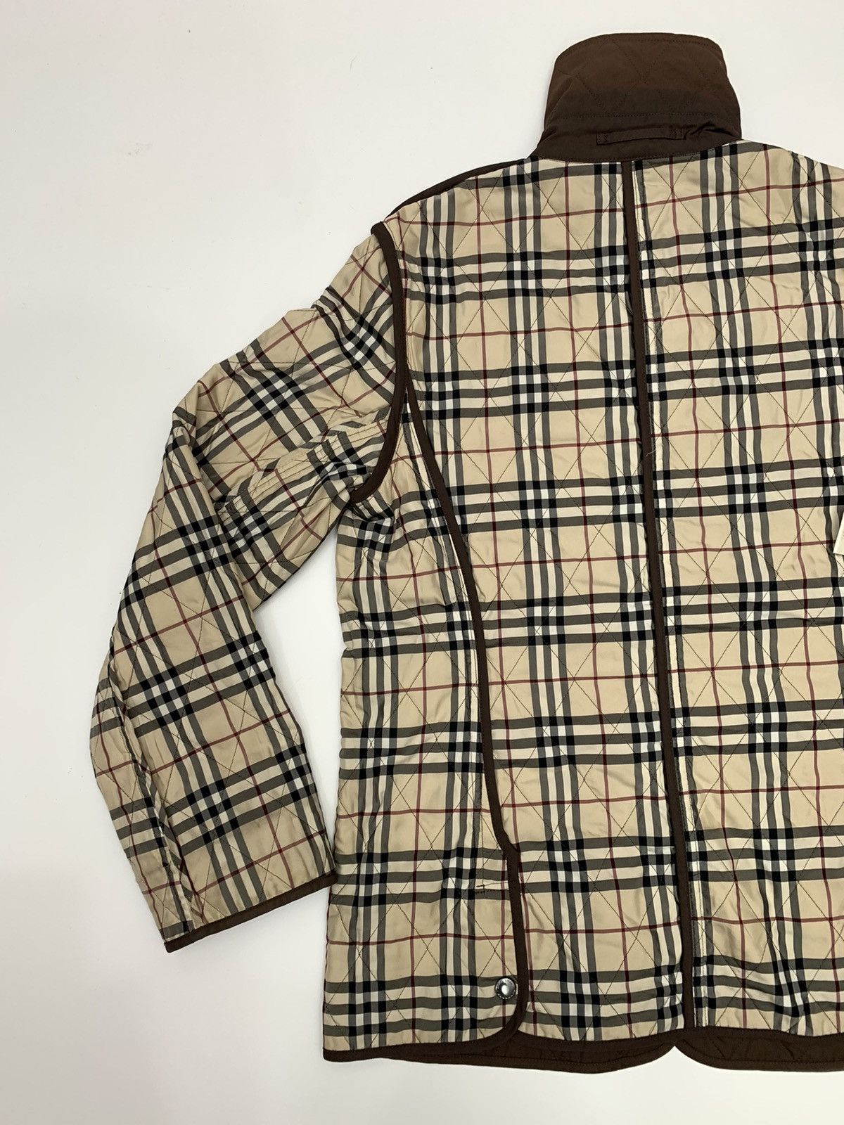 Burberry × Designer Sunfaded Burberry Thermoregulated Diamond Quilted Jacket Size US M / EU 48-50 / 2 - 19 Thumbnail