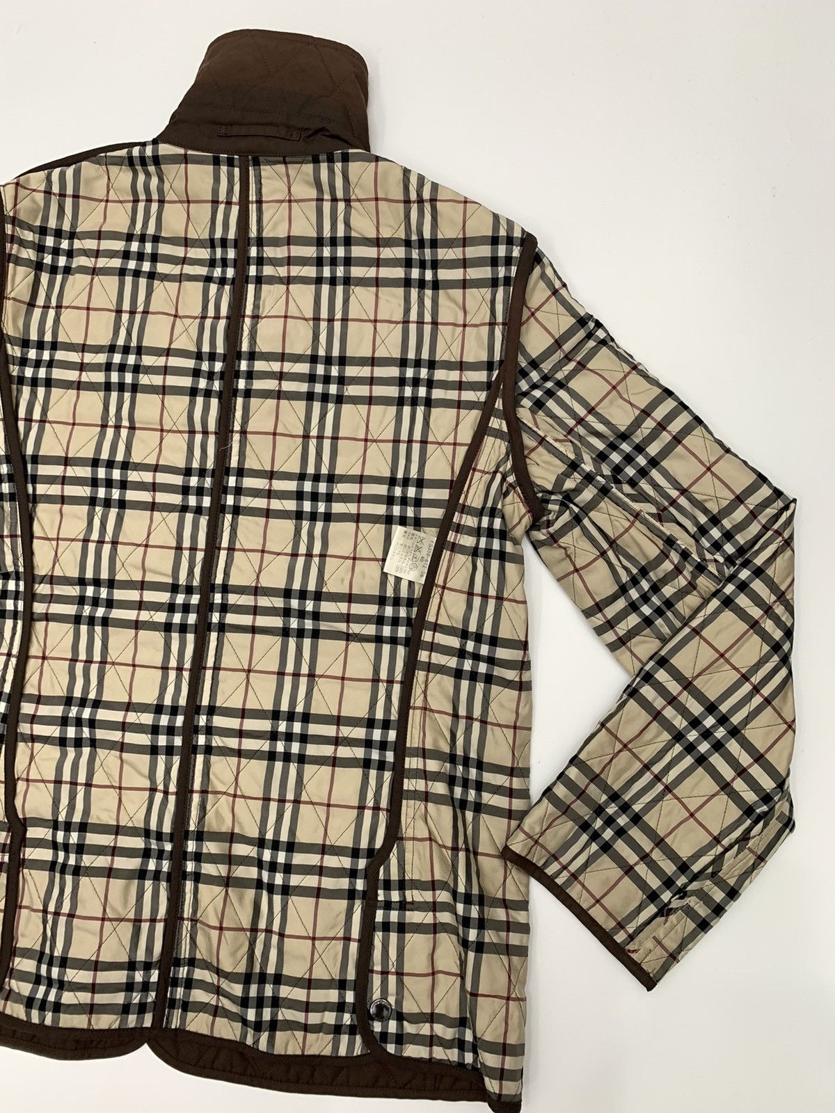 Burberry × Designer Sunfaded Burberry Thermoregulated Diamond Quilted Jacket Size US M / EU 48-50 / 2 - 20 Thumbnail