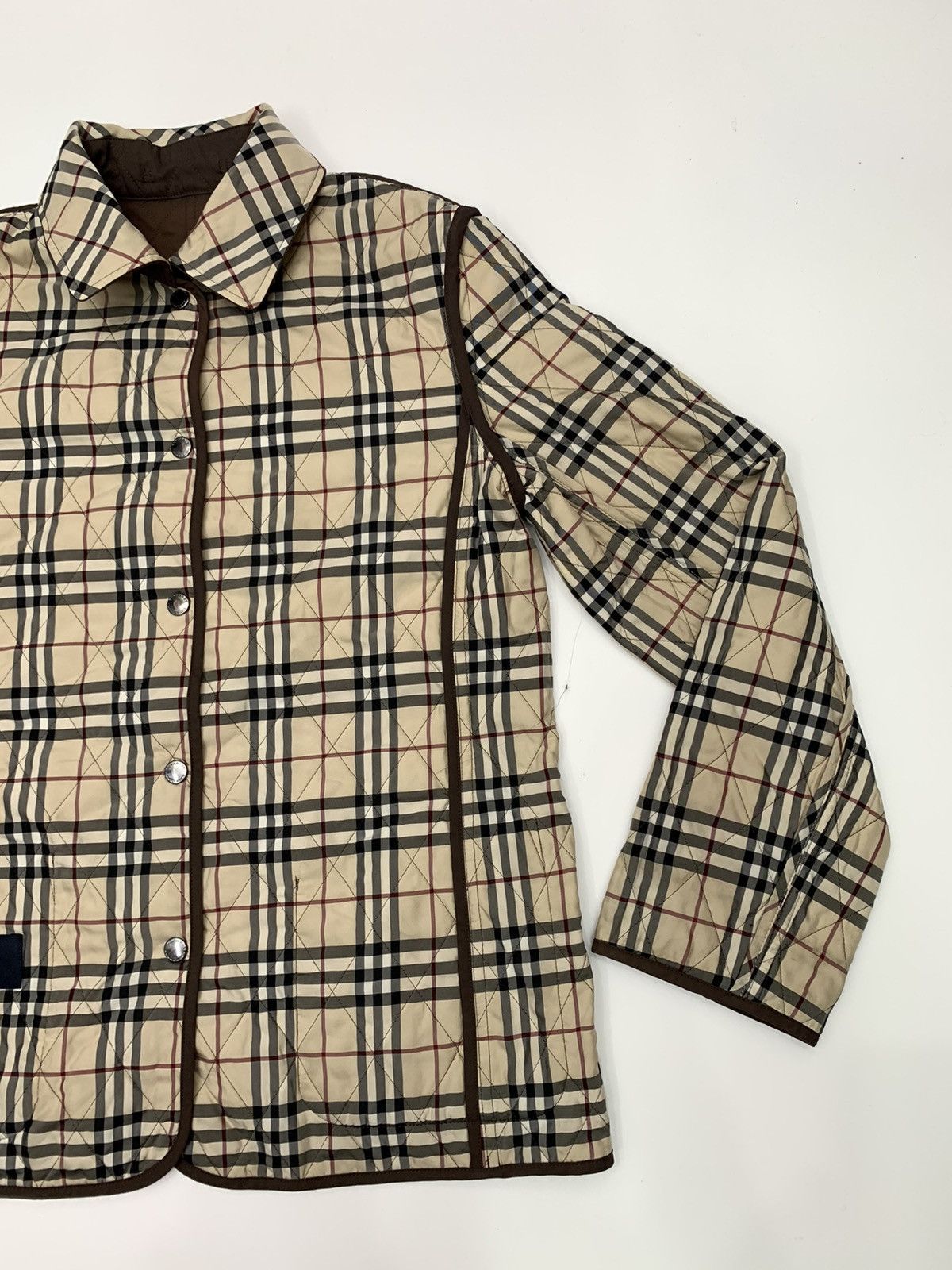 Burberry × Designer Sunfaded Burberry Thermoregulated Diamond Quilted Jacket Size US M / EU 48-50 / 2 - 17 Thumbnail