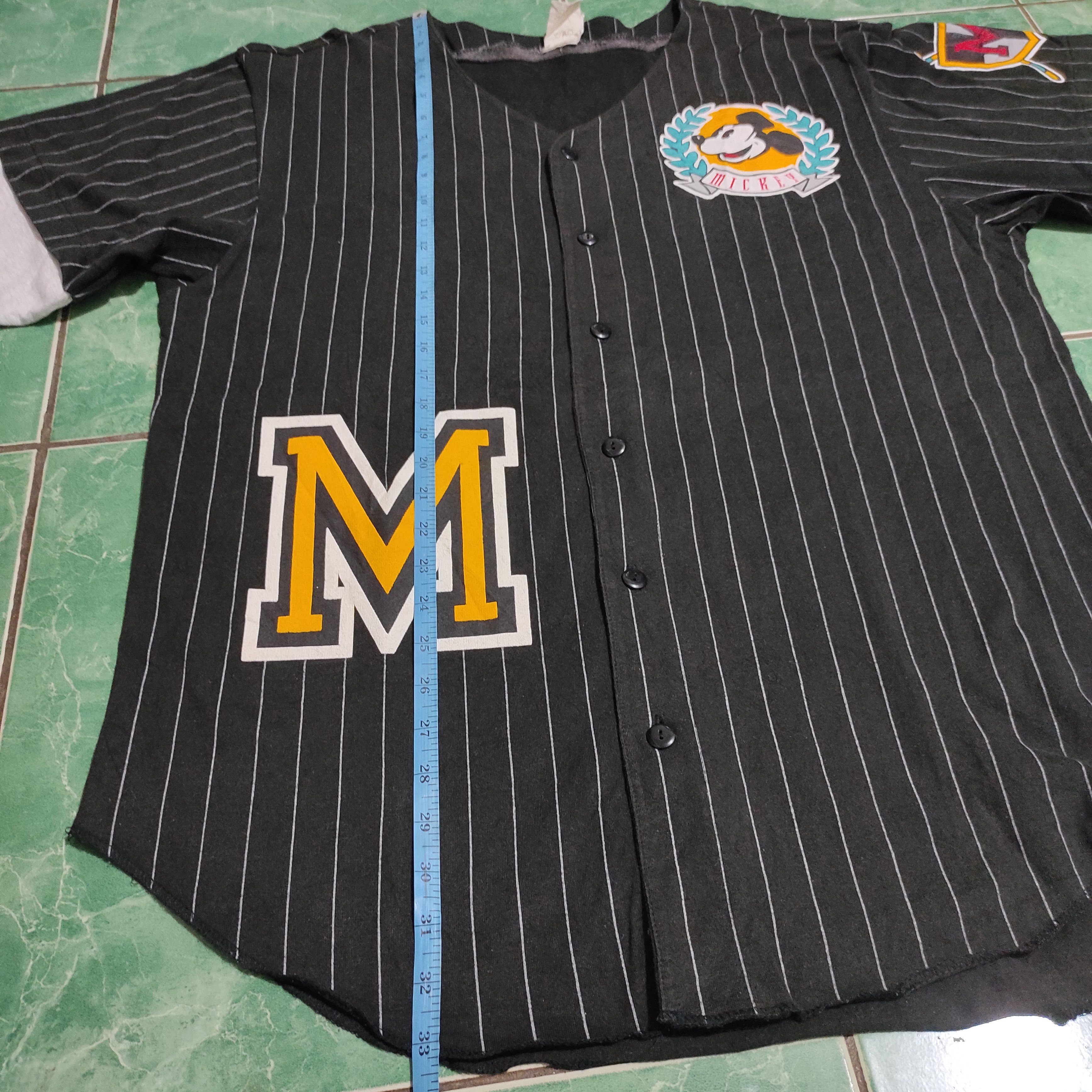 Disney Vintage Disney Mickey Mouse Baseball Jersey Made In USA Size US L / EU 52-54 / 3 - 15 Thumbnail