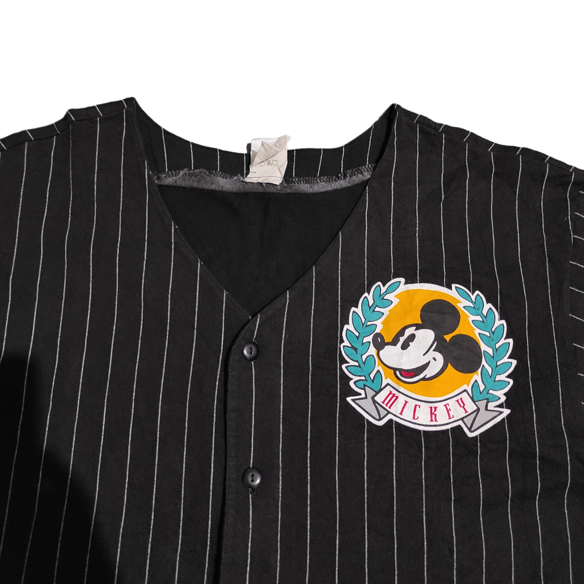Disney Vintage Disney Mickey Mouse Baseball Jersey Made In USA Size US L / EU 52-54 / 3 - 4 Thumbnail