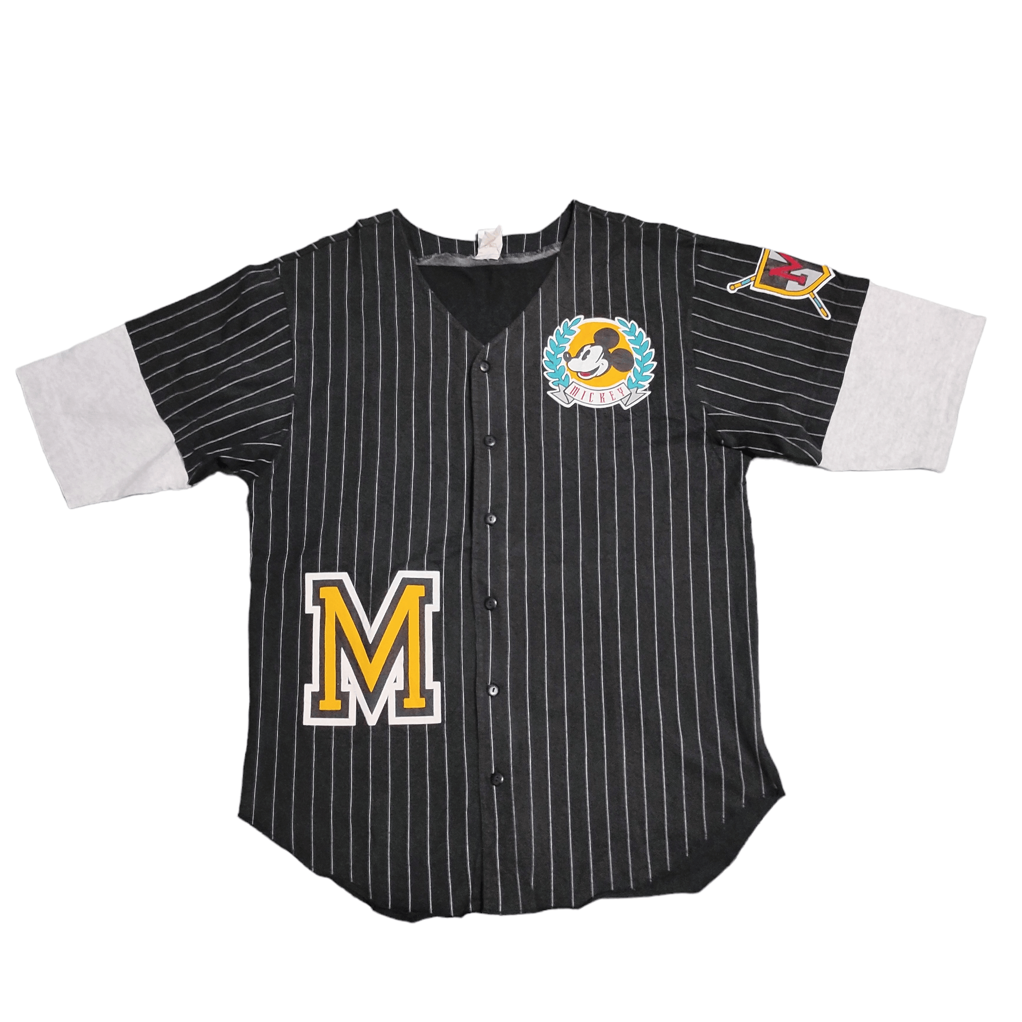 Disney Vintage Disney Mickey Mouse Baseball Jersey Made In USA Size US L / EU 52-54 / 3 - 2 Thumbnail