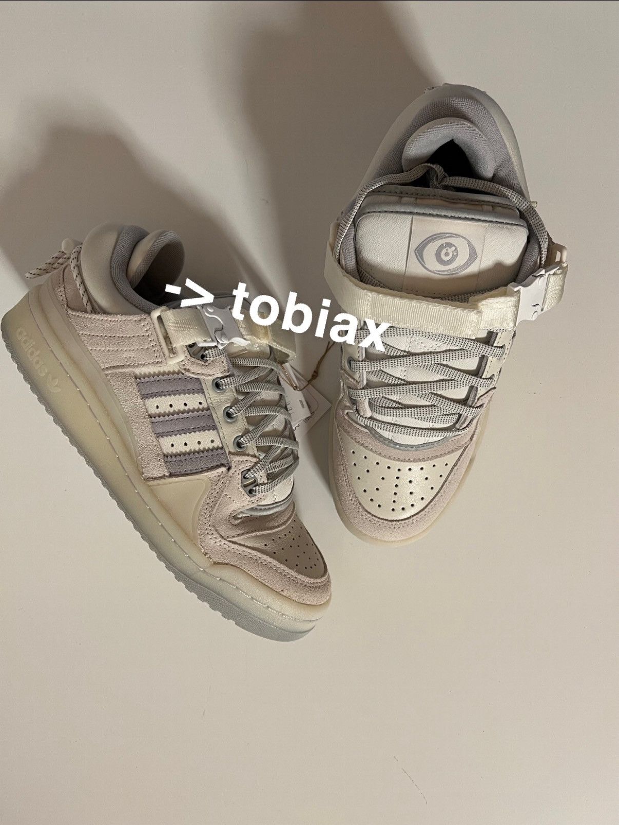 Adidas × Other Bad Bunny x Adidas Forum Low White Beige US6