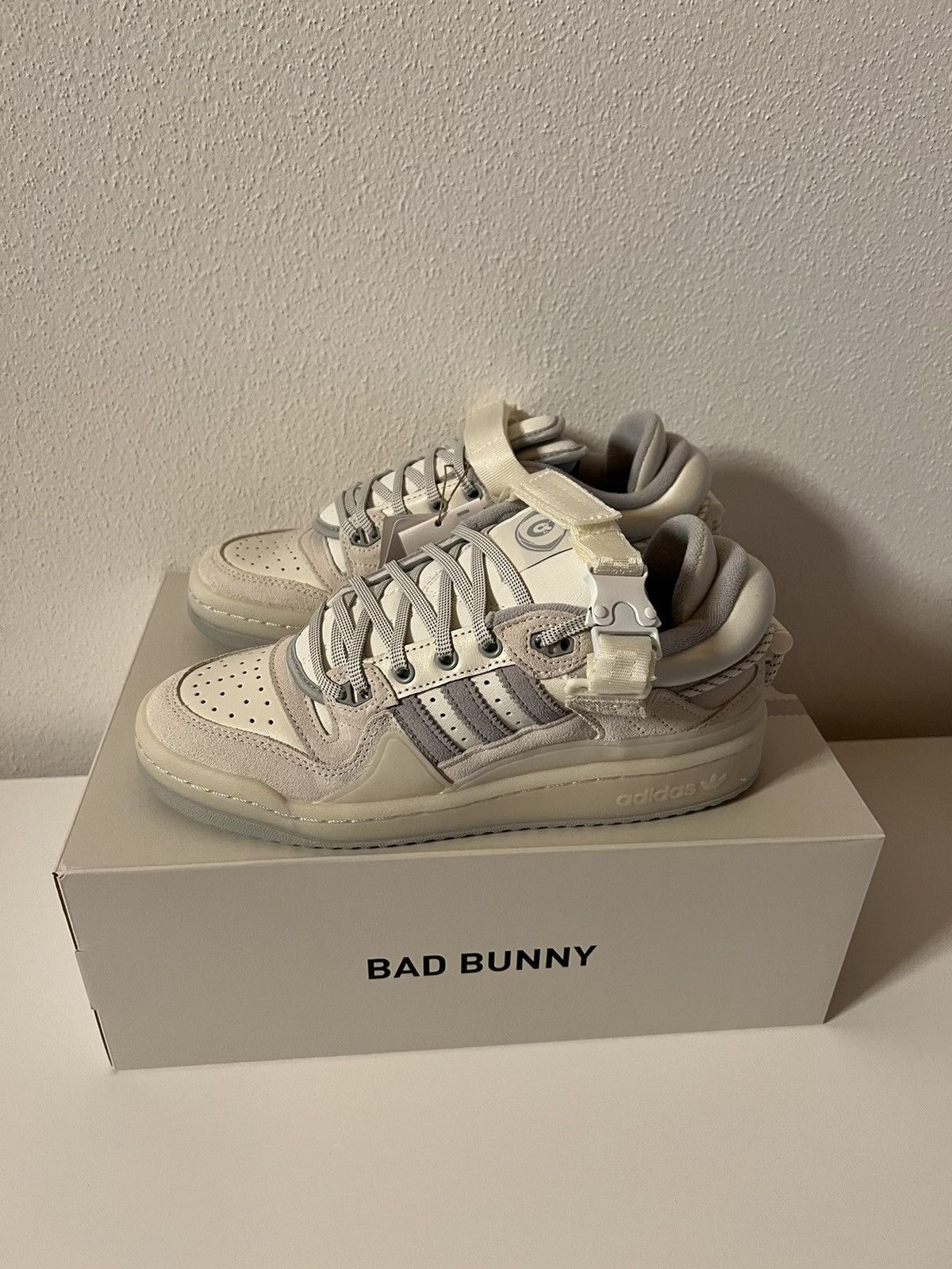 Adidas × Other Bad Bunny x Adidas Forum Low White Beige US6