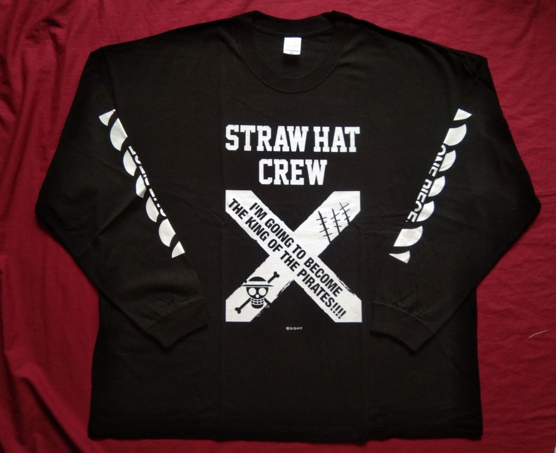 Japanese Brand BNWT One Piece Straw Hat Crew L/S tshirt anime mugiwara Size US XL / EU 56 / 4 - 2 Thumbnail