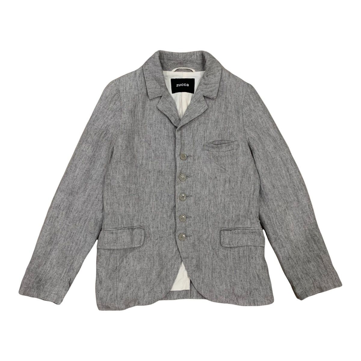 CABANE de ZUCCa ZUCCA Hemp Button Jacket Size S / US 4 / IT 40 - 1 Thumbnail
