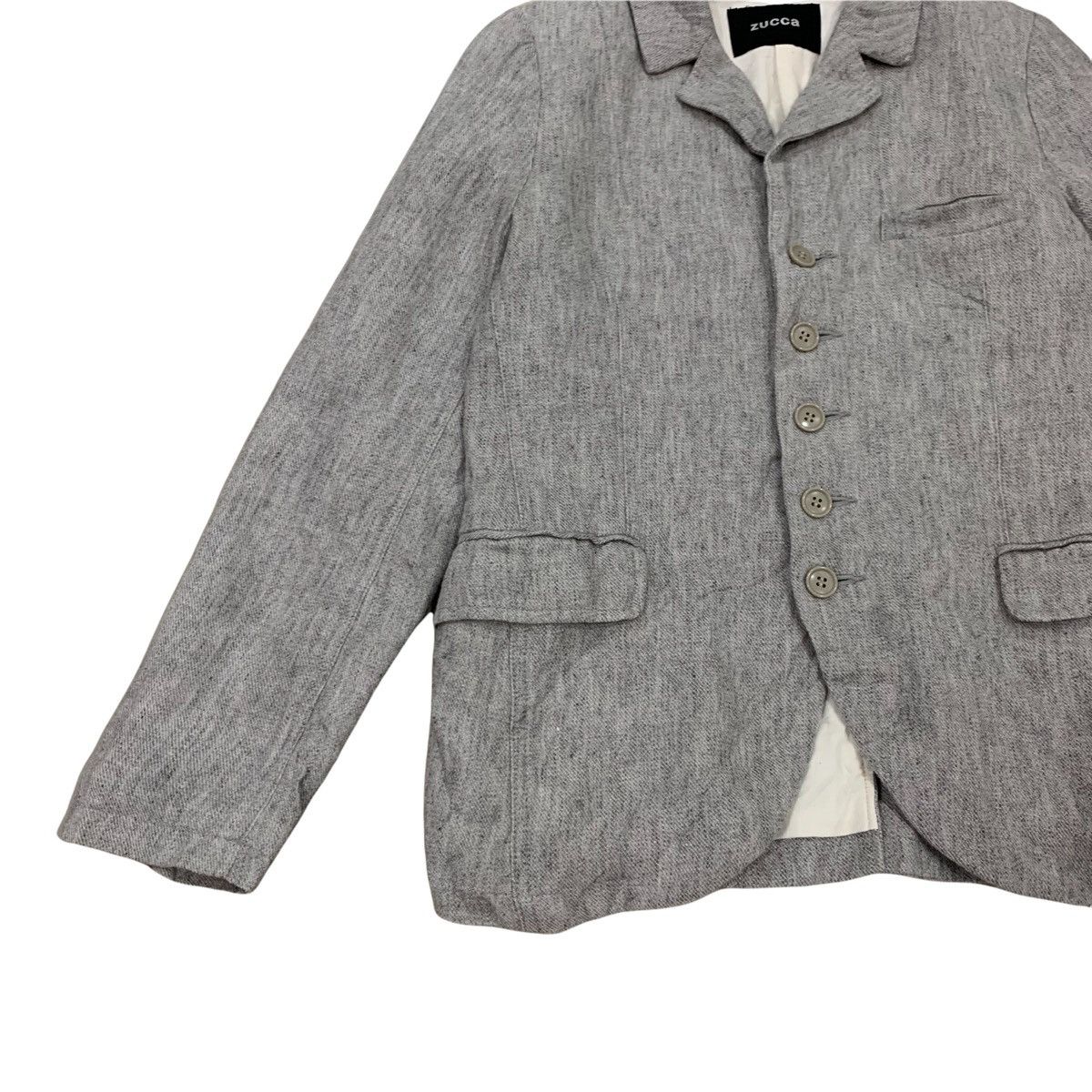 CABANE de ZUCCa ZUCCA Hemp Button Jacket Size S / US 4 / IT 40 - 5 Thumbnail