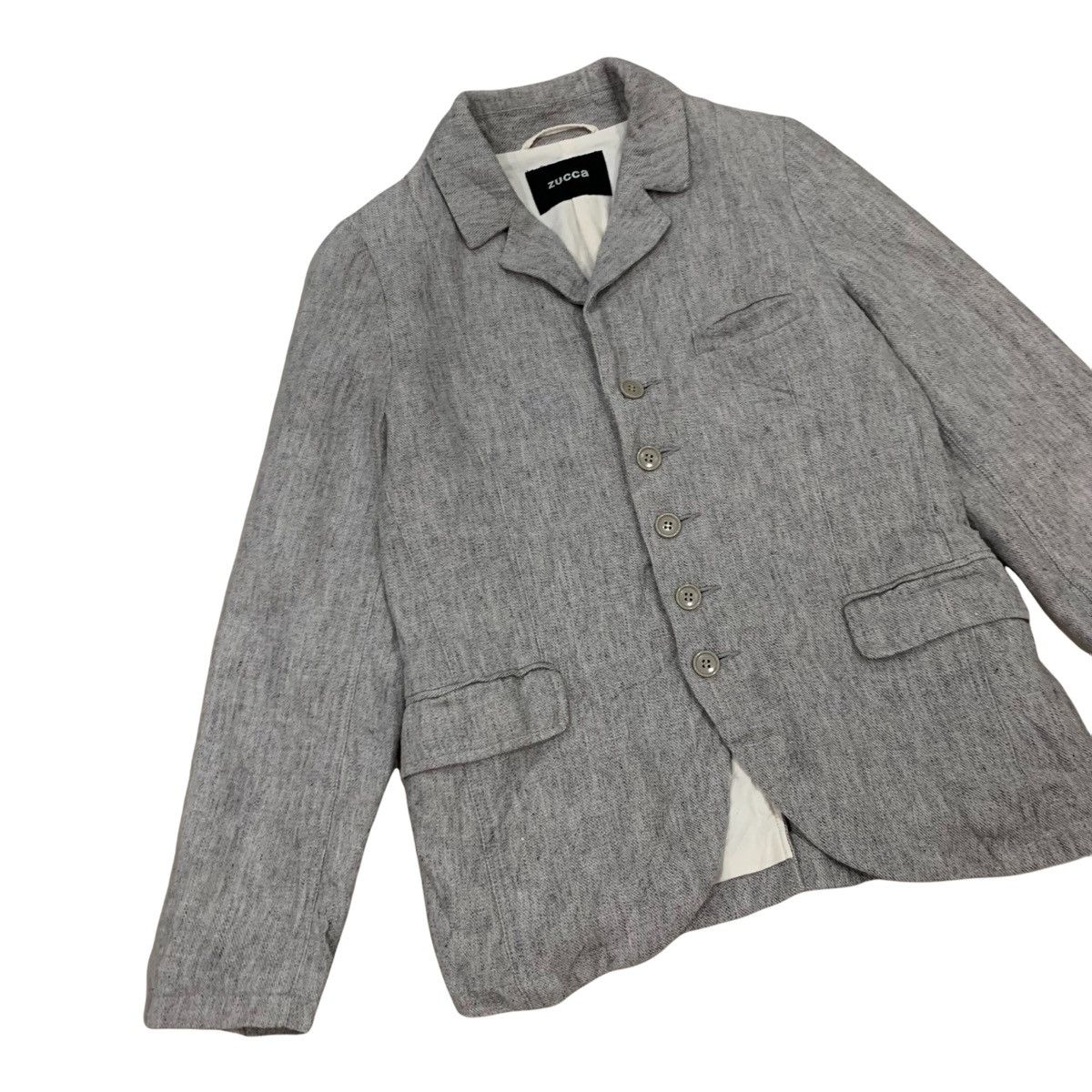 CABANE de ZUCCa ZUCCA Hemp Button Jacket Size S / US 4 / IT 40 - 2 Thumbnail