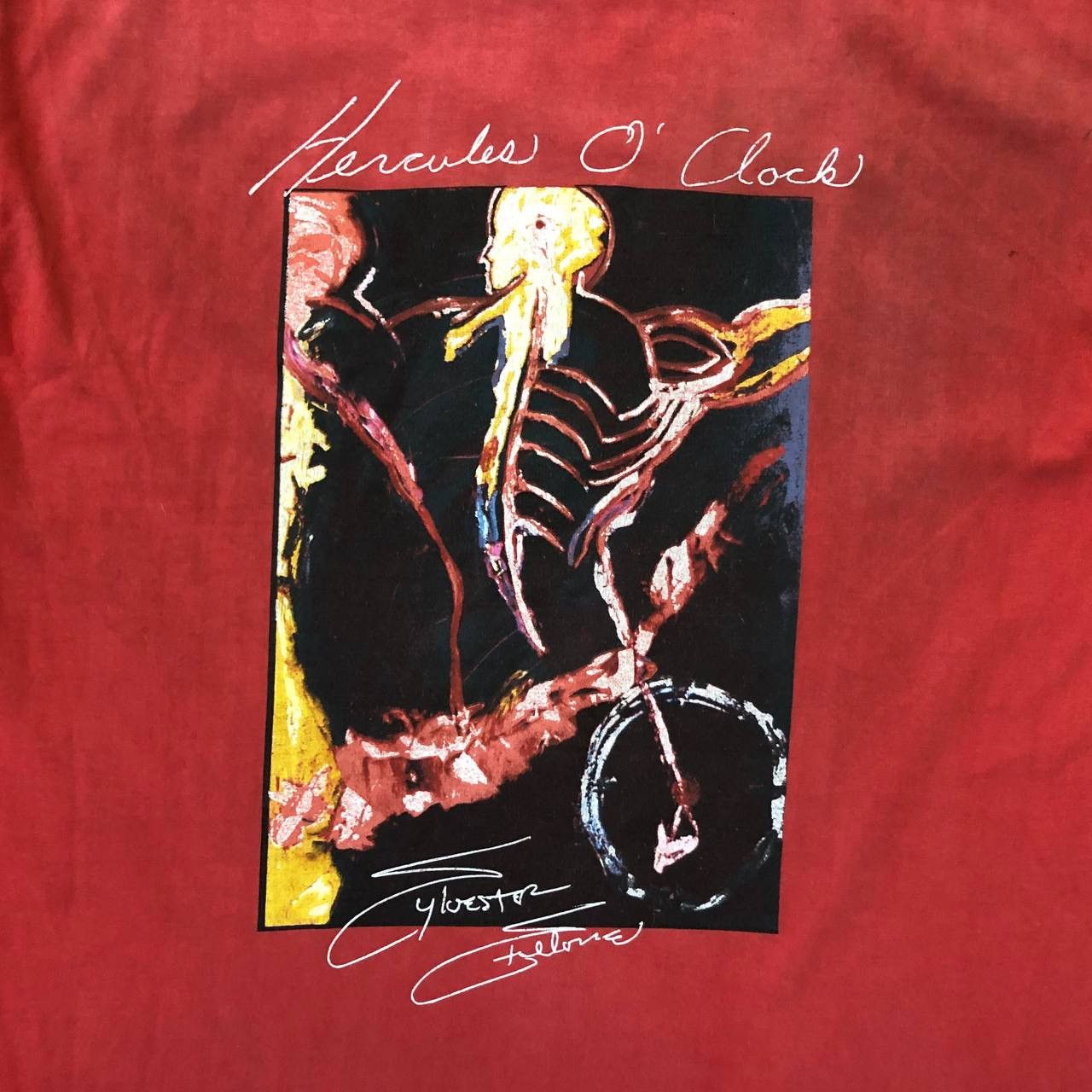 Planet Hollywood Vintage 90s Planet Hollywood Sylvester Stallone T Shirt Red Size US L / EU 52-54 / 3 - 13 Thumbnail