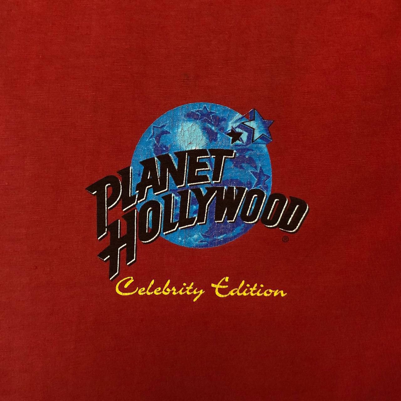 Planet Hollywood Vintage 90s Planet Hollywood Sylvester Stallone T Shirt Red Size US L / EU 52-54 / 3 - 5 Thumbnail