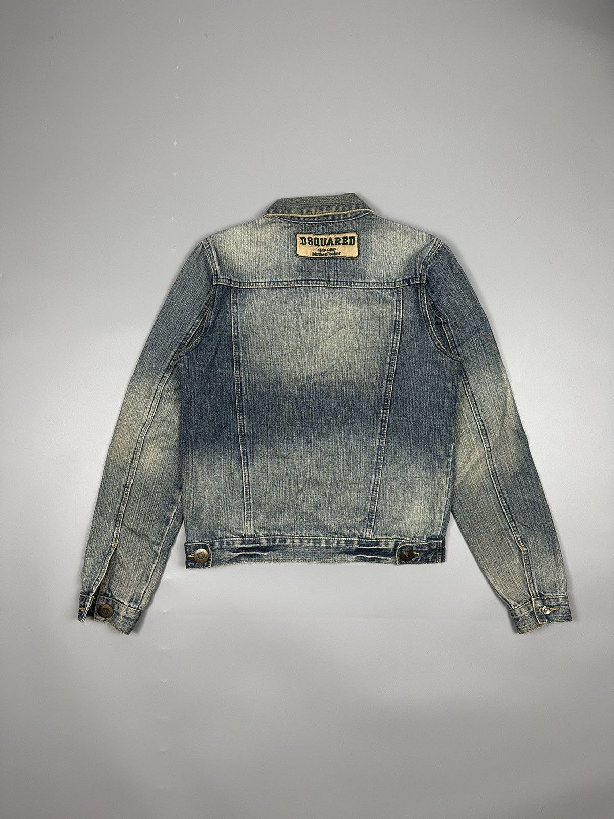 Dsquared2 Vintage Dsquared Chip Chip Motherfucker Denim jacket Size US M / EU 48-50 / 2 - 2 Thumbnail