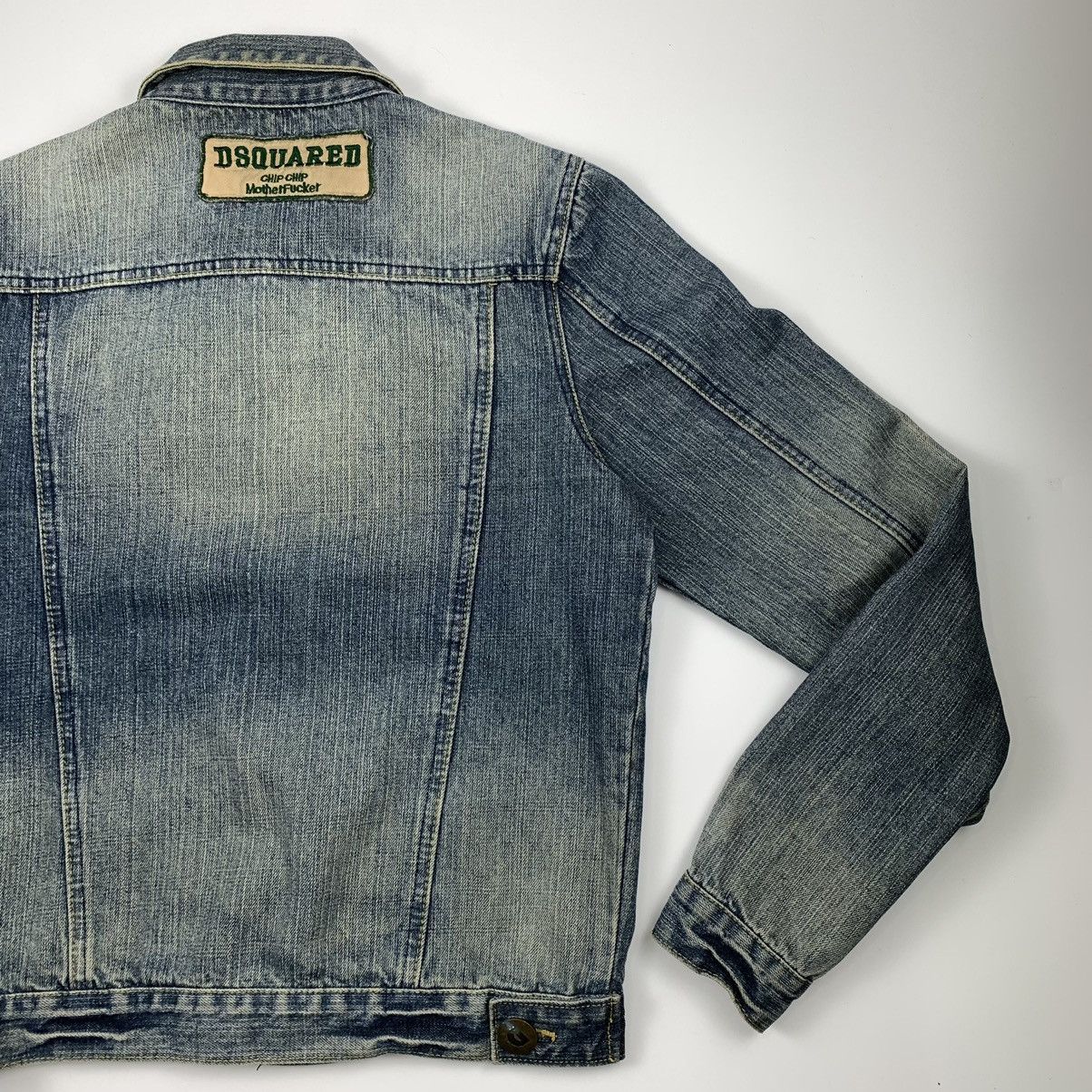 Dsquared2 Vintage Dsquared Chip Chip Motherfucker Denim jacket Size US M / EU 48-50 / 2 - 16 Thumbnail