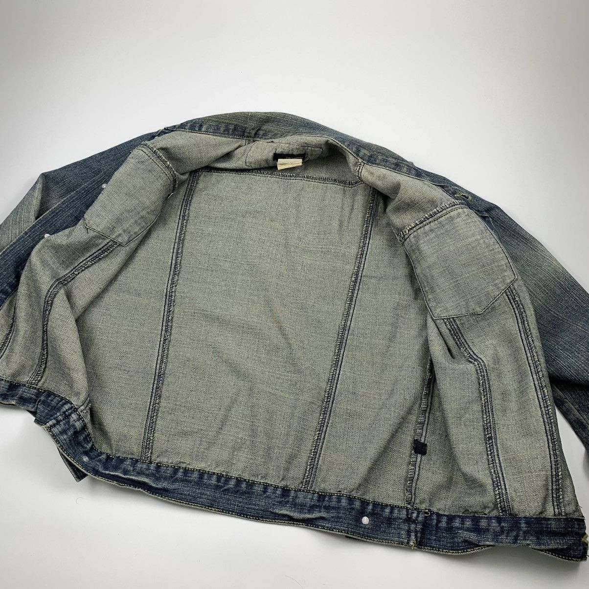 Dsquared2 Vintage Dsquared Chip Chip Motherfucker Denim jacket Size US M / EU 48-50 / 2 - 13 Thumbnail