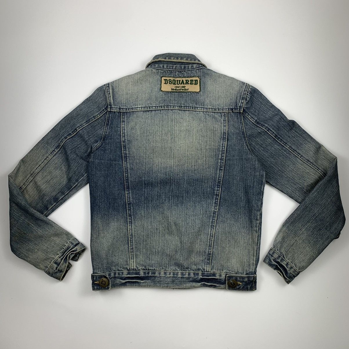 Dsquared2 Vintage Dsquared Chip Chip Motherfucker Denim jacket Size US M / EU 48-50 / 2 - 14 Thumbnail