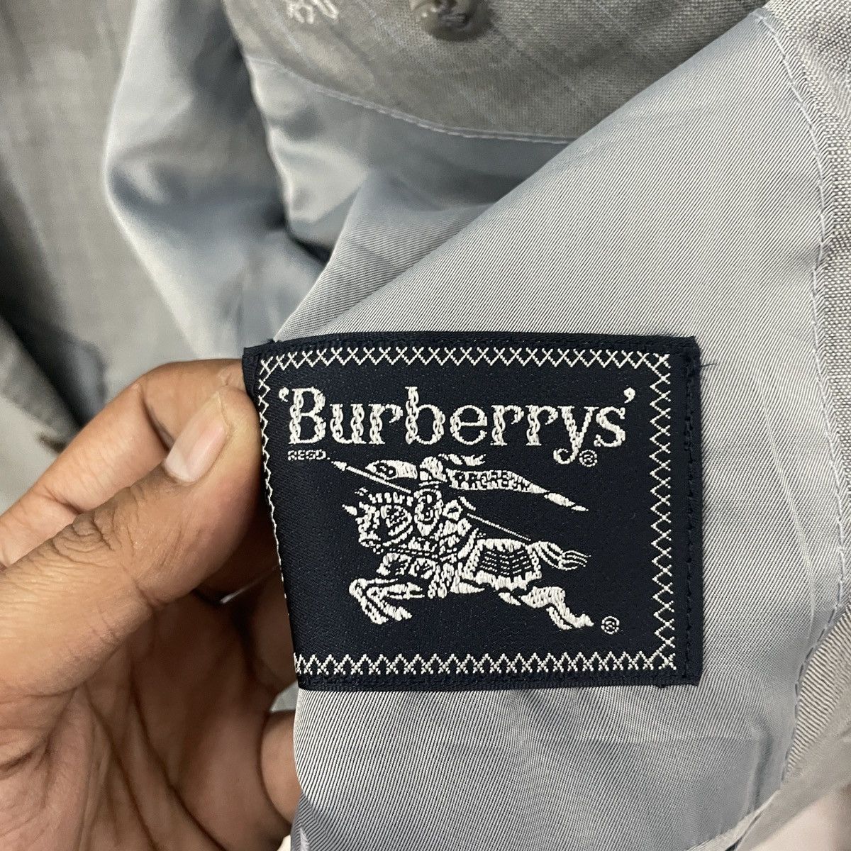 Burberry Vintage 90s Burberry’s Blazer Coat Size US M / EU 48-50 / 2 - 6 Thumbnail