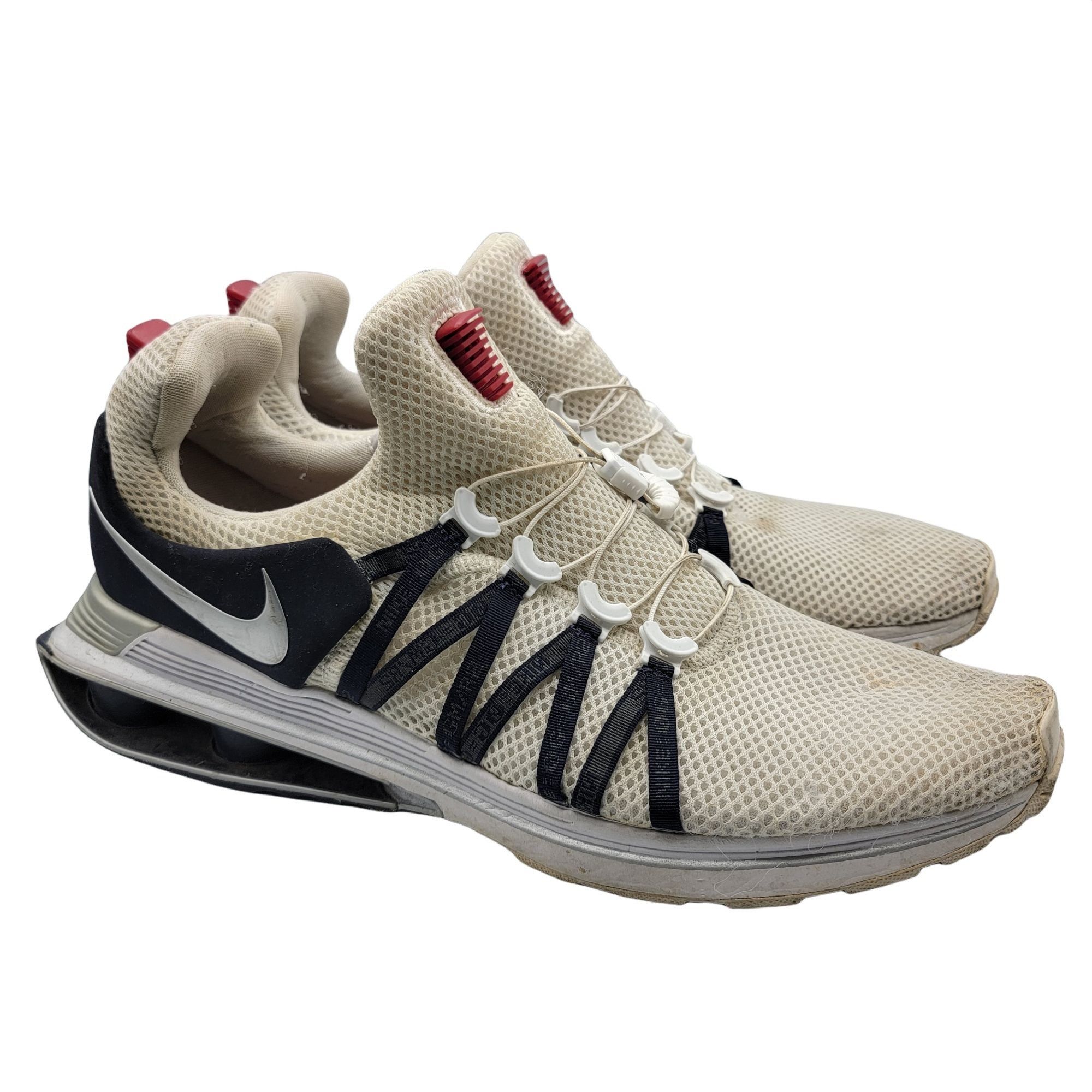 Nike Shox Gravity White/Navy Blue Men Size 13 Athletic Runni