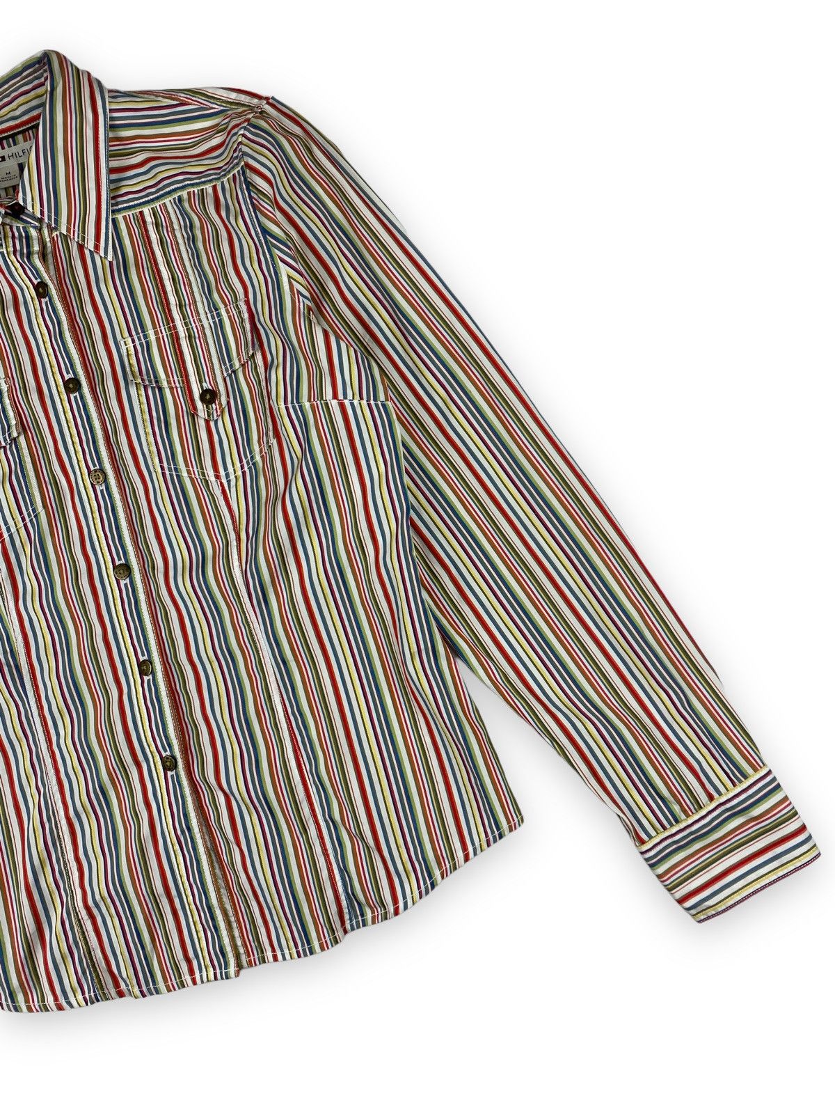 Tommy Hilfiger Woman Vintage Tommy Hilfiger Shirt Long Sleeve Size M Size M / US 6-8 / IT 42-44 - 4 Thumbnail